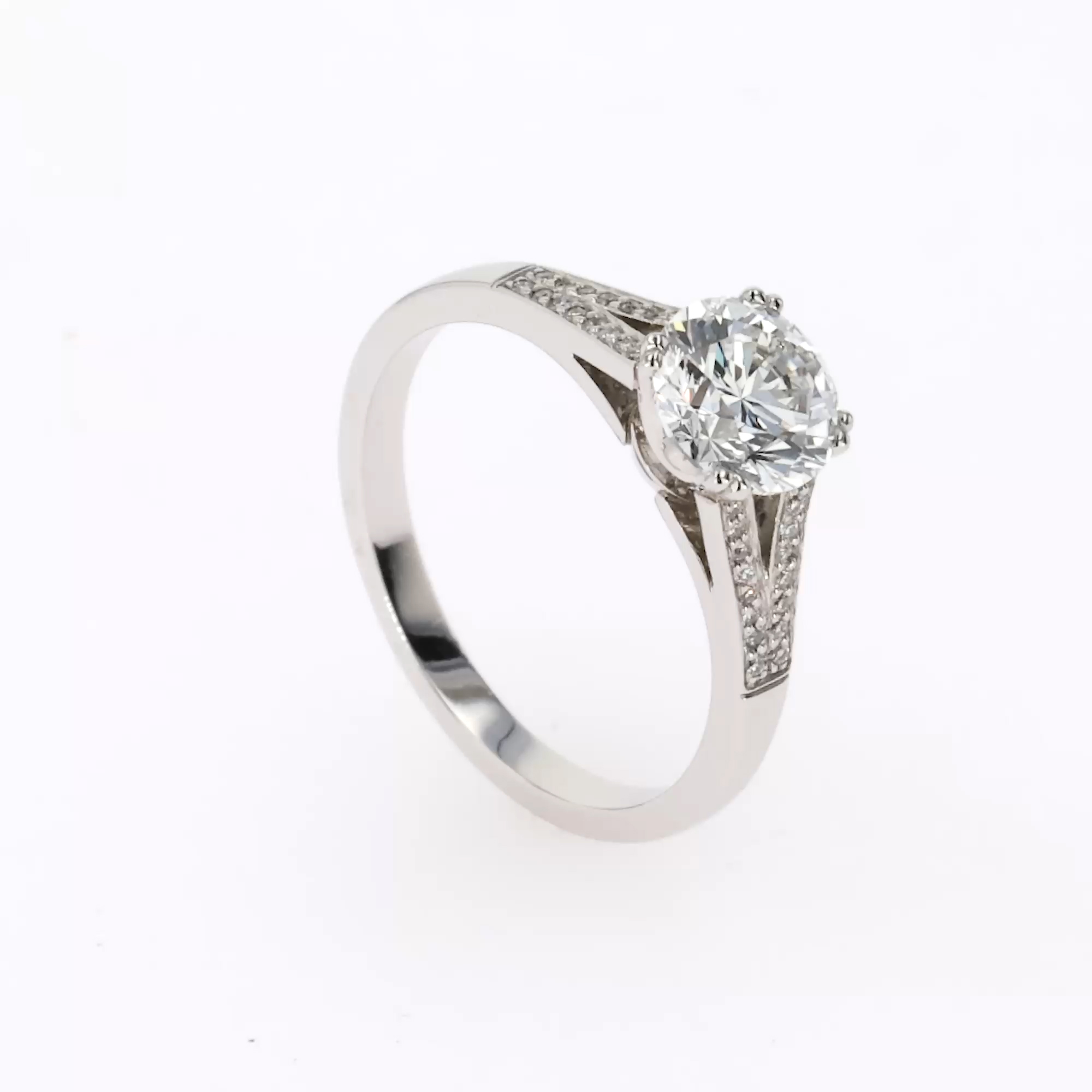 Imperial 1.30ct Brilliant Cut Diamond Ring in Platinum