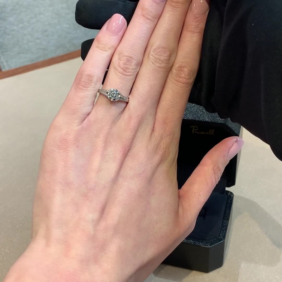 Imperial 1.30ct Brilliant Cut Diamond Ring in Platinum