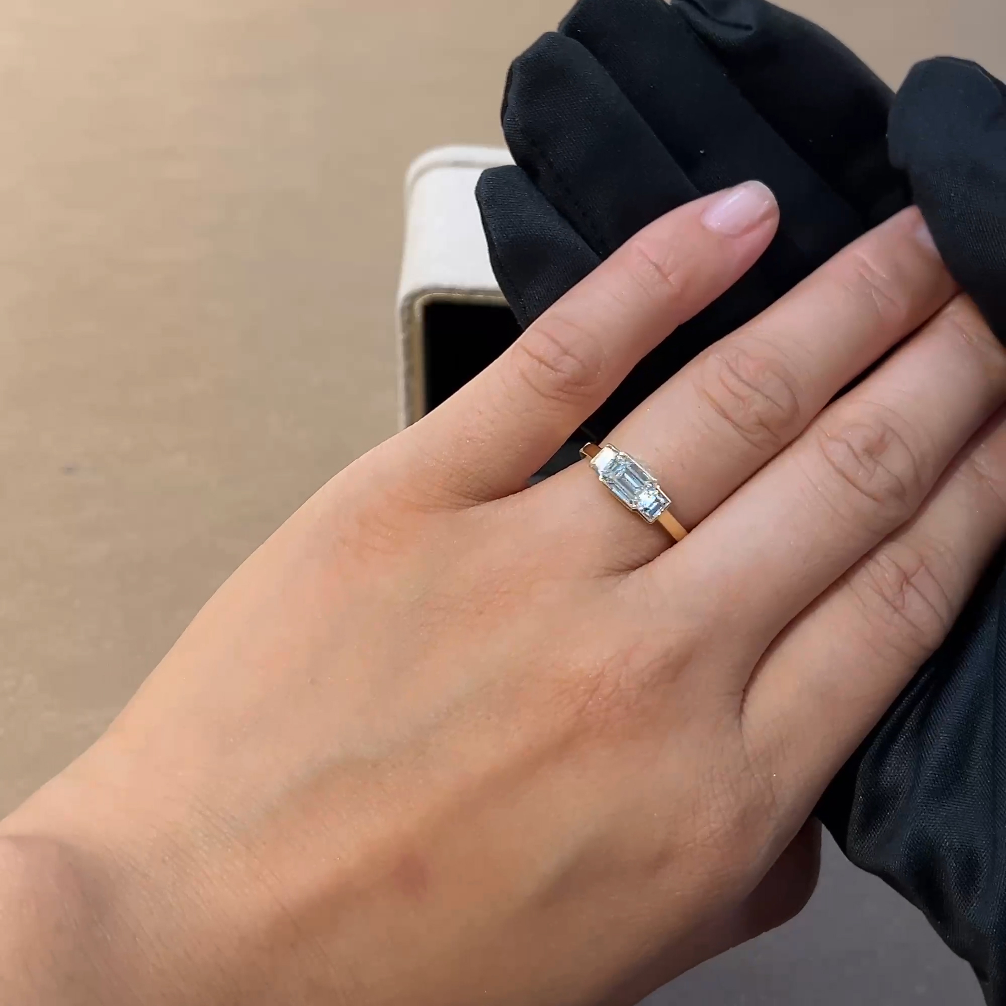 Kingdom 1.18ct Diamond Three Stone Ring in 18ct Yellow Gold