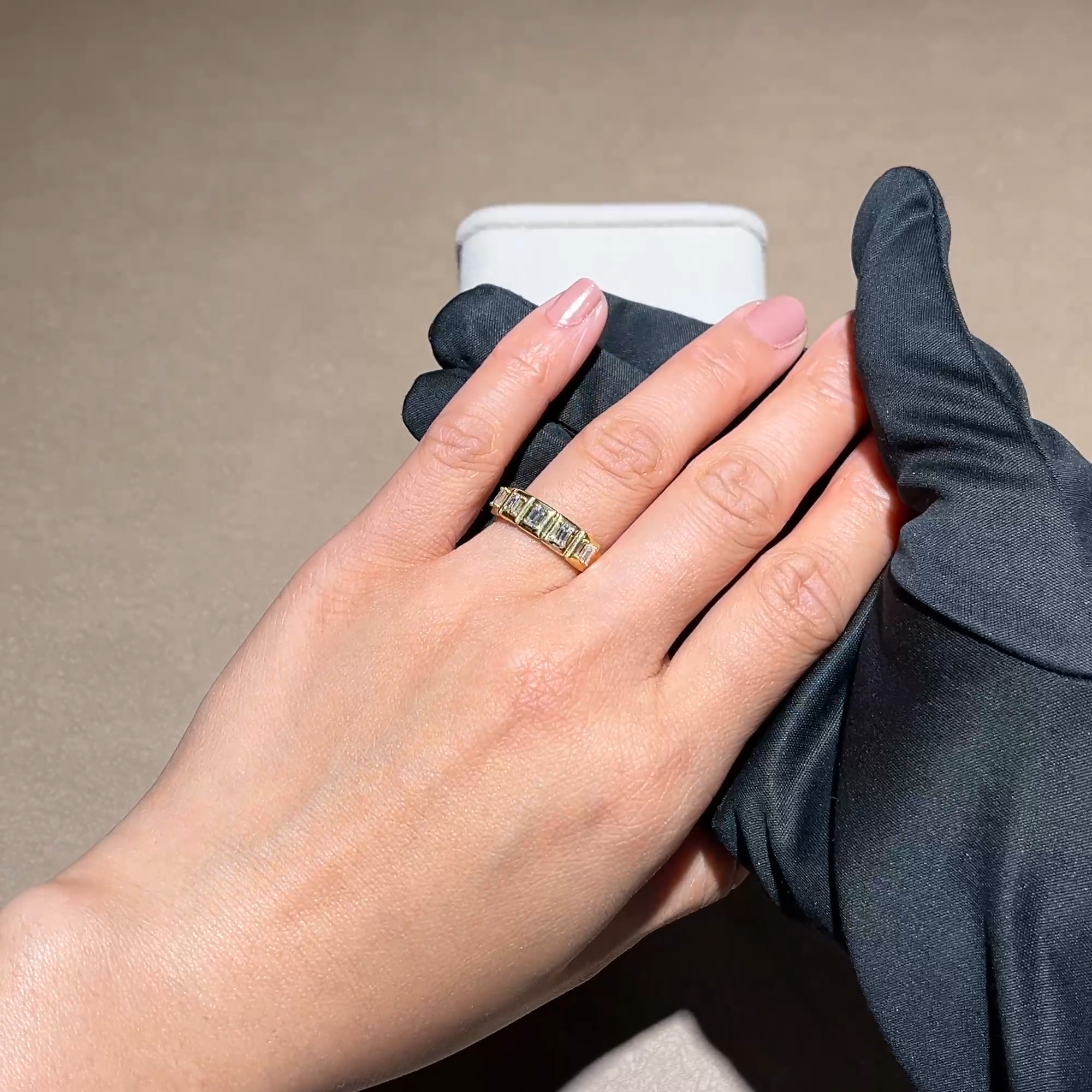 Skimming Stone 0.50ct Diamond Five Stone Ring in 18ct Yellow Gold