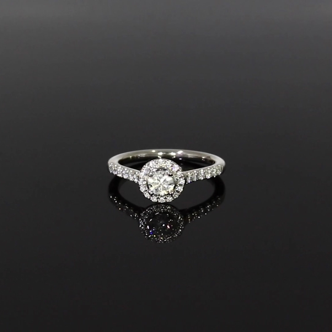 Celestial 0.50ct Brilliant Cut Diamond Cluster Ring in Platinum