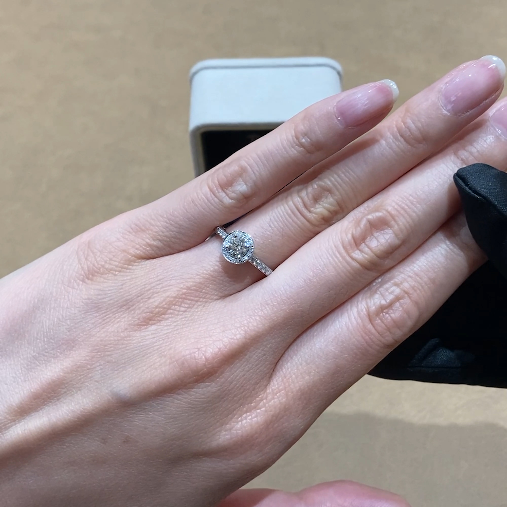 Celestial 0.50ct Brilliant Cut Diamond Cluster Ring in Platinum