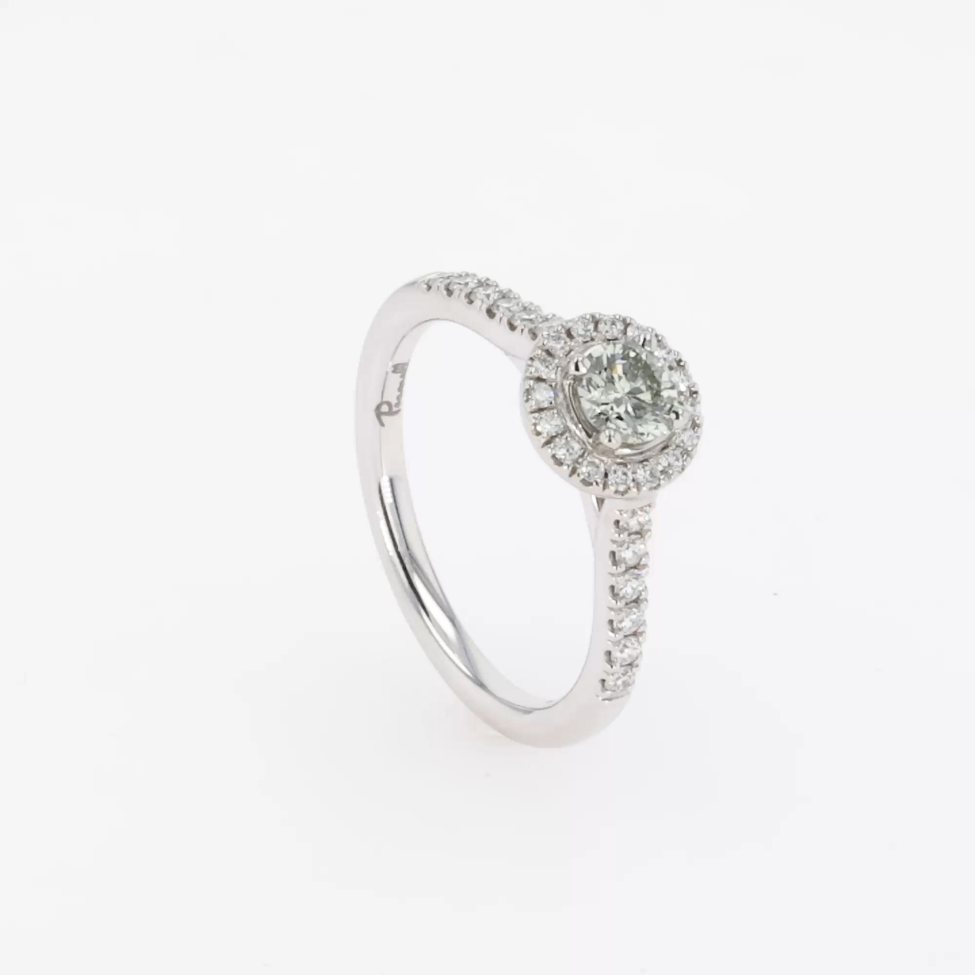 Celestial 0.33ct Brilliant Cut Diamond Cluster Ring in Platinum