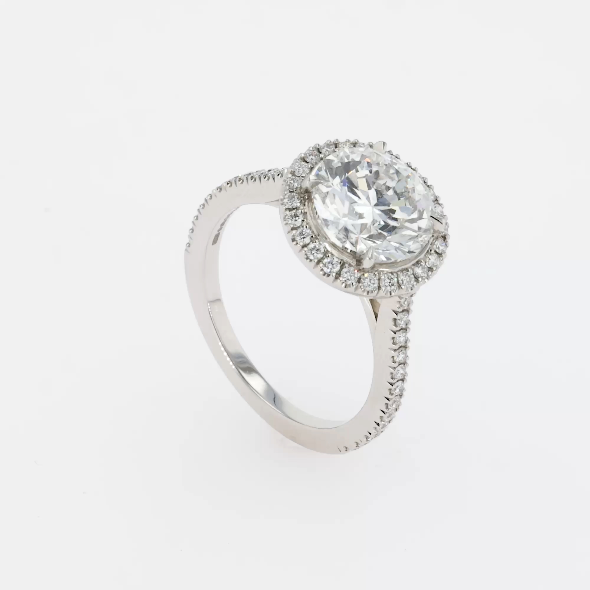 Celestial  3.01ct Brilliant Cut Diamond Cluster Ring in Platinum
