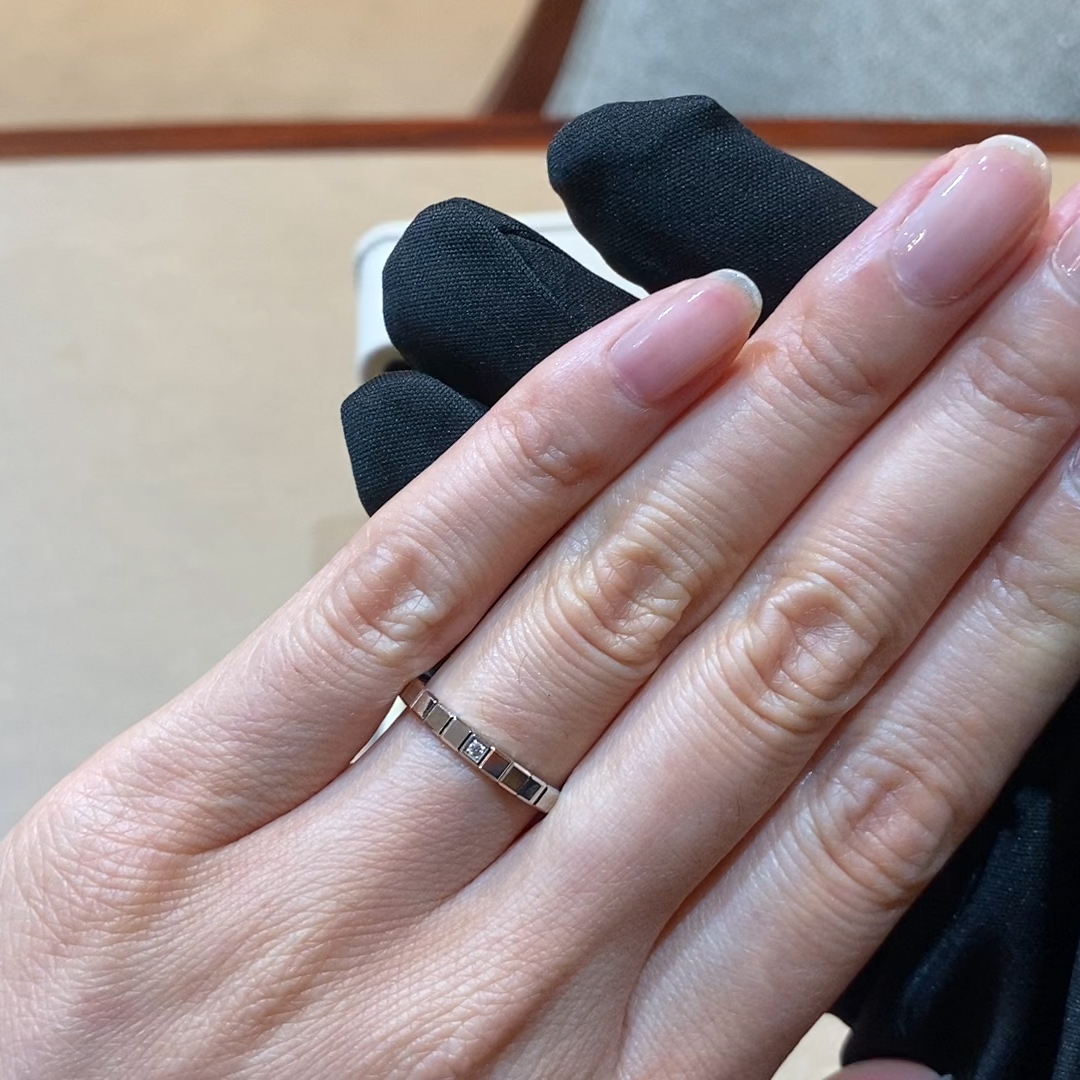 Chopard Ice Cube Diamond Ring 0.01ct in 18ct White Gold