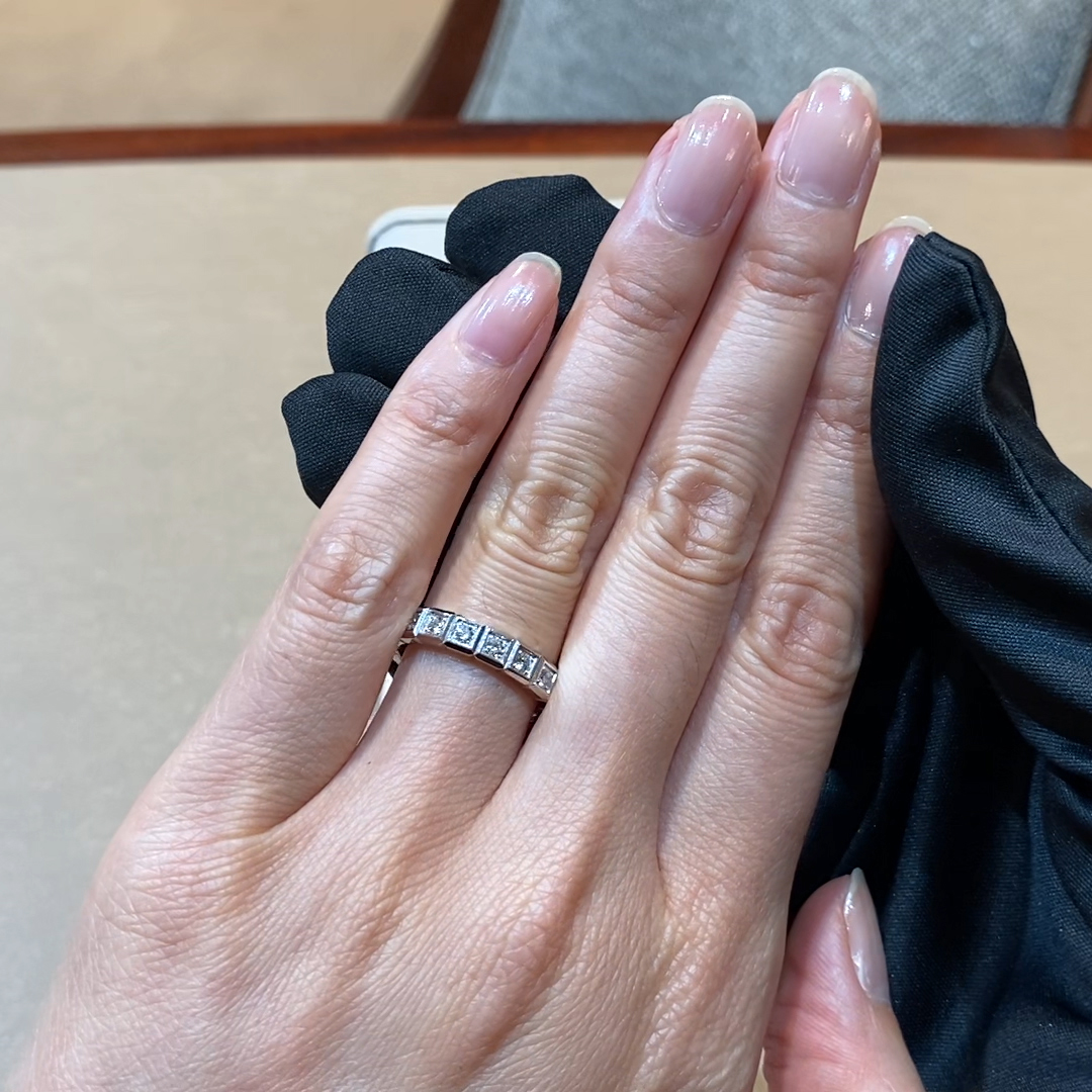 Chopard Ice Cube Diamond Ring 0.38ct in 18ct White Gold