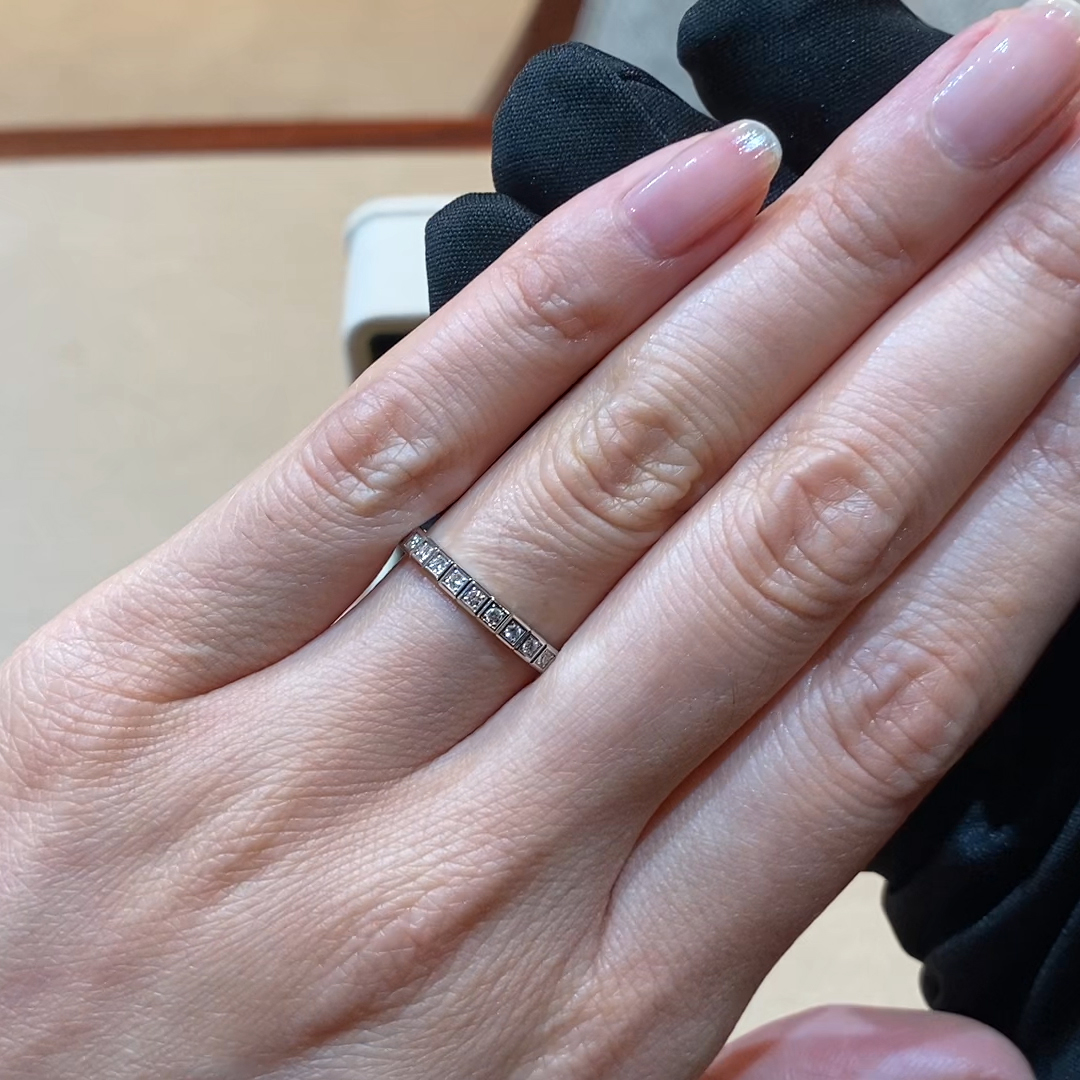 Chopard Ice Cube Diamond Ring 0.11ct in 18ct White Gold