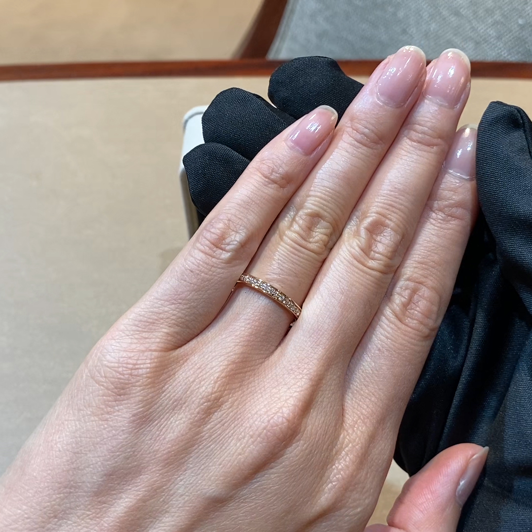 Brilliant Cut Diamond Eternity Ring 0.24ct in 18ct Rose Gold