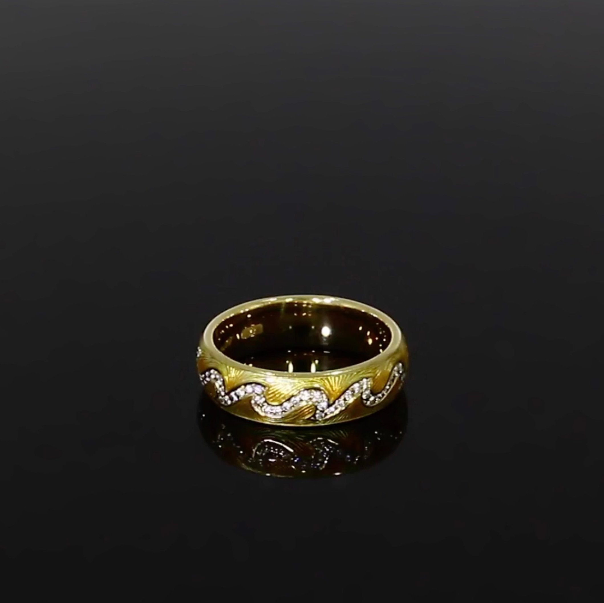 Poroca Diamond Ring<br /> 0.34CT in Yellow Gold