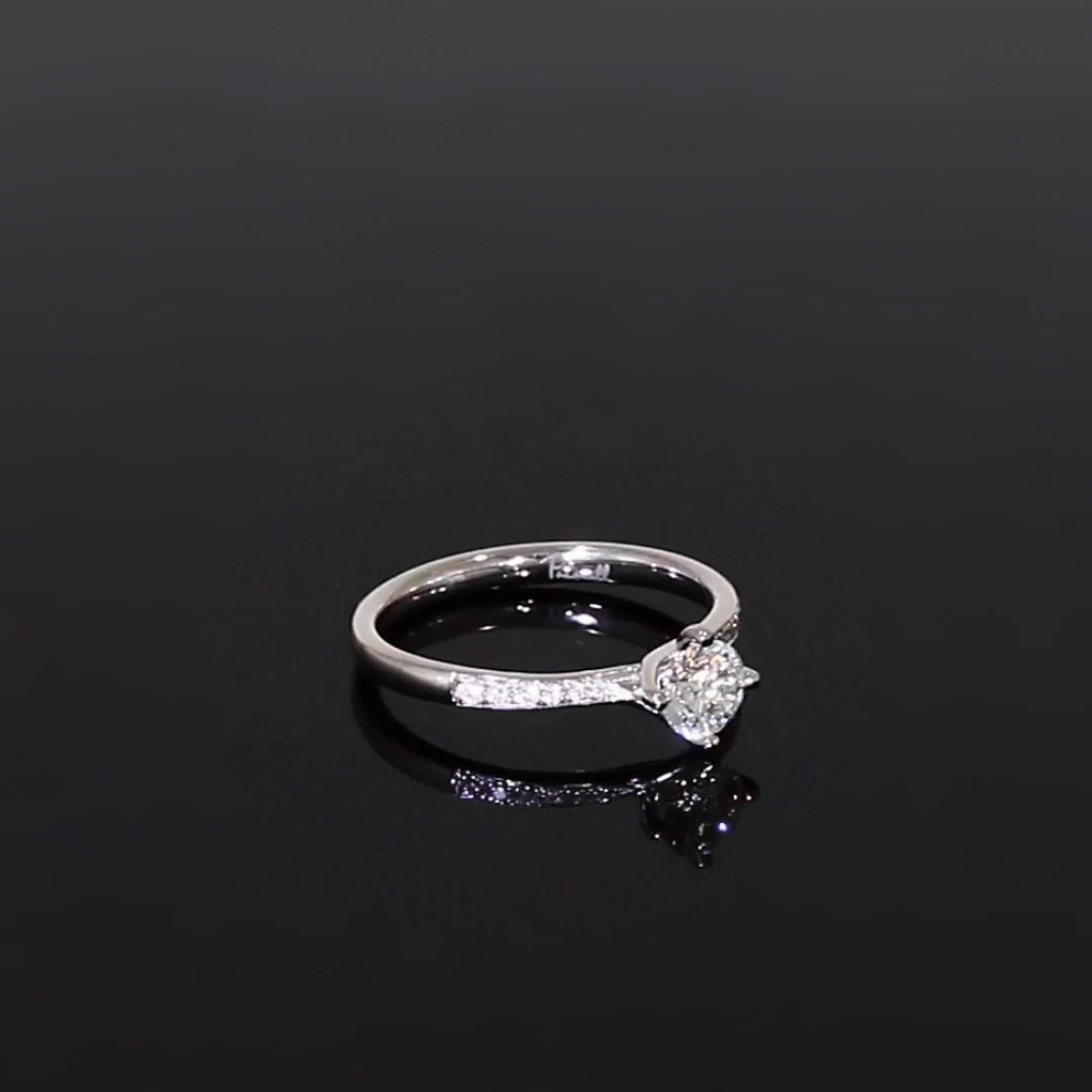 0.50CT Diamond Ring<br /> Platinum Union Setting