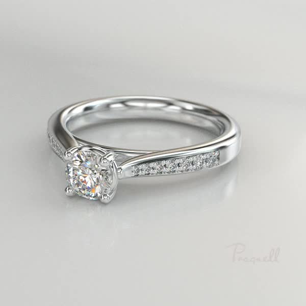 Duchess Diamond Ring<br /> 0.50CT in Platinum