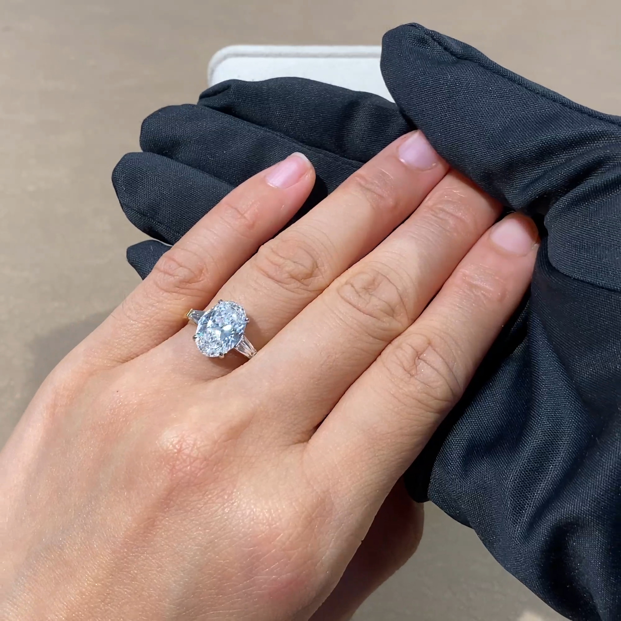 Regency 3.40ct Oval Cut Diamond Ring in 18ct Yellow Gold