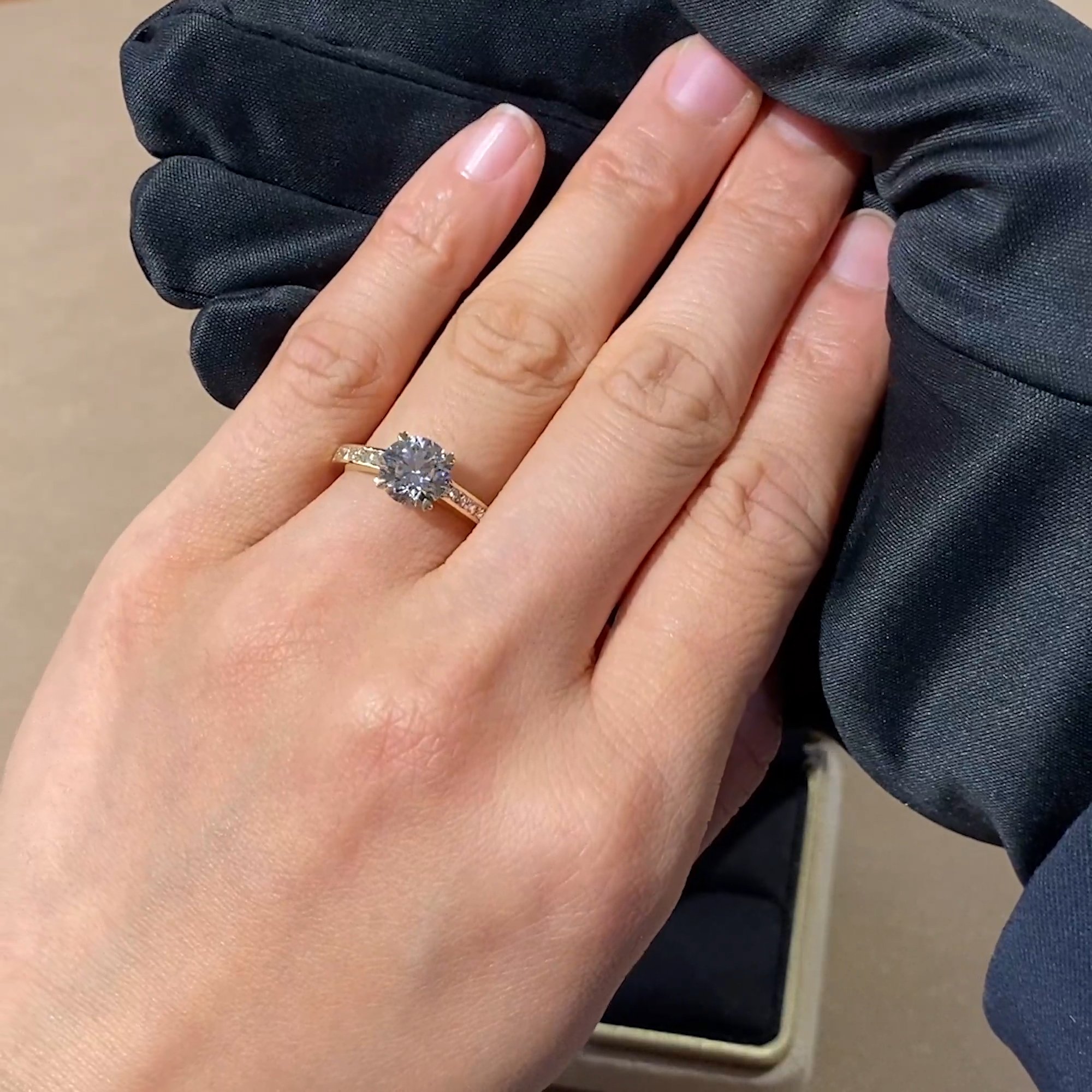 Gatsby 1.70ct Brilliant Cut Diamond Ring in 18ct Yellow Gold