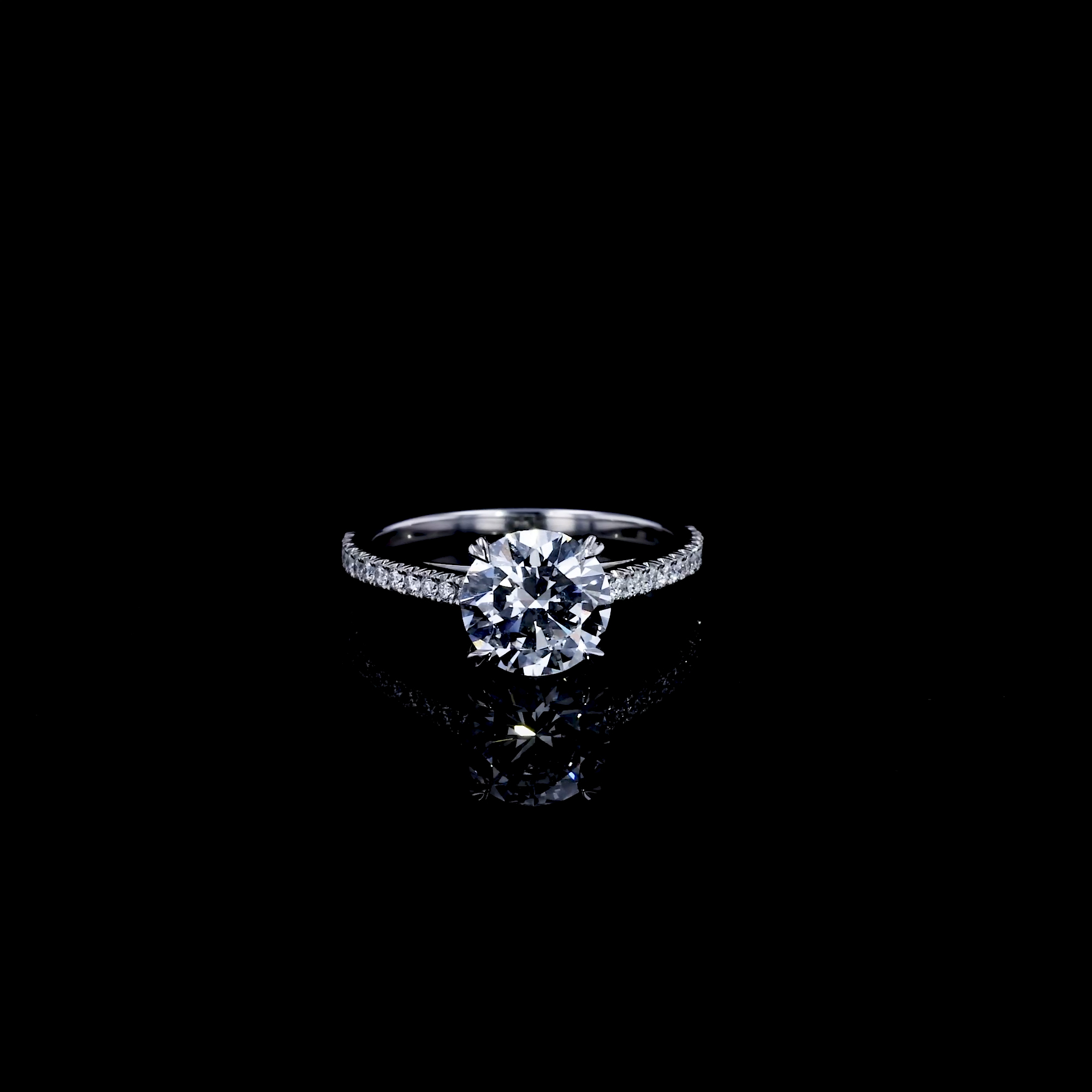 Aurora 2.01ct Brilliant Cut Diamond Ring in Platinum