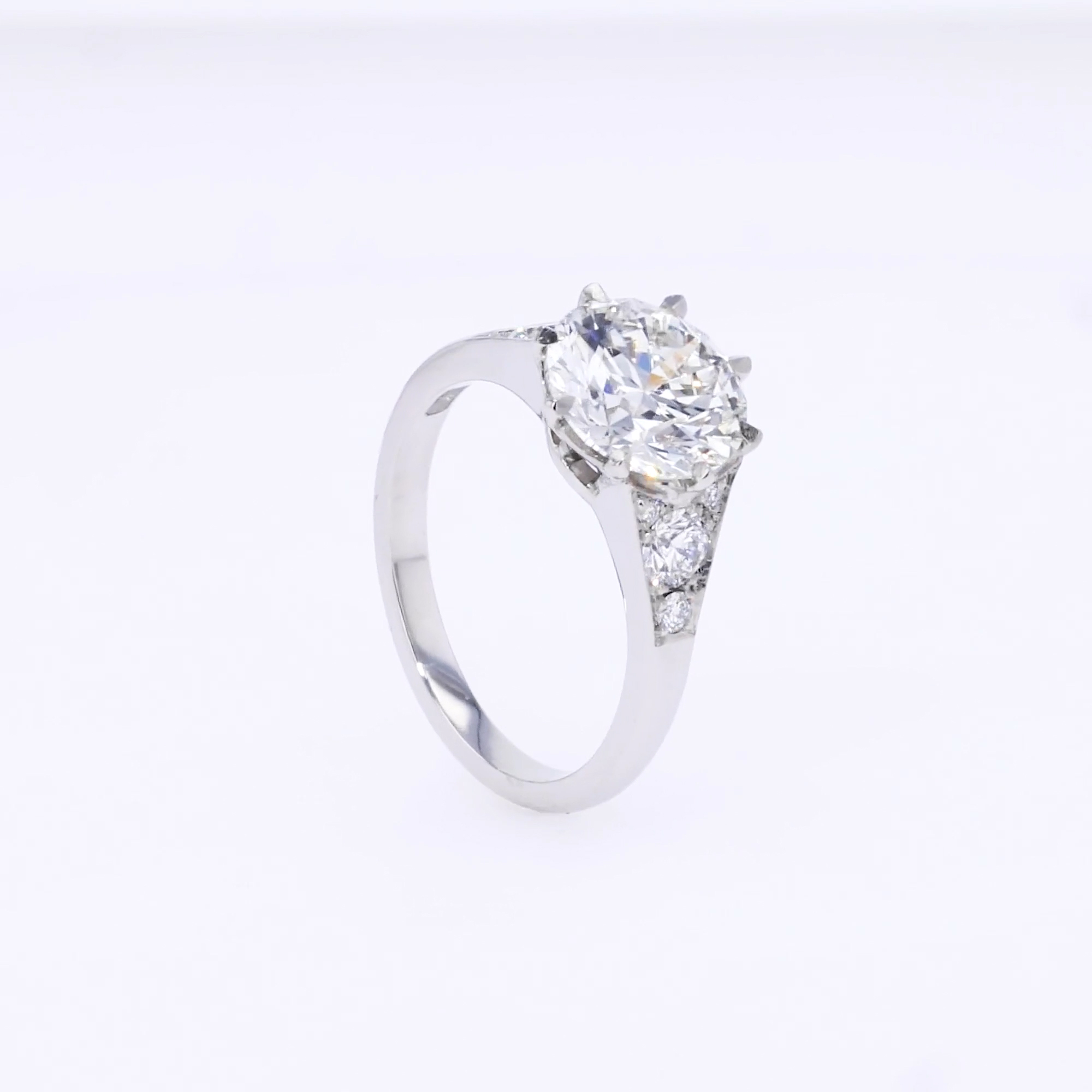 Antrobus 3.07ct Diamond Solitaire Ring in Platinum