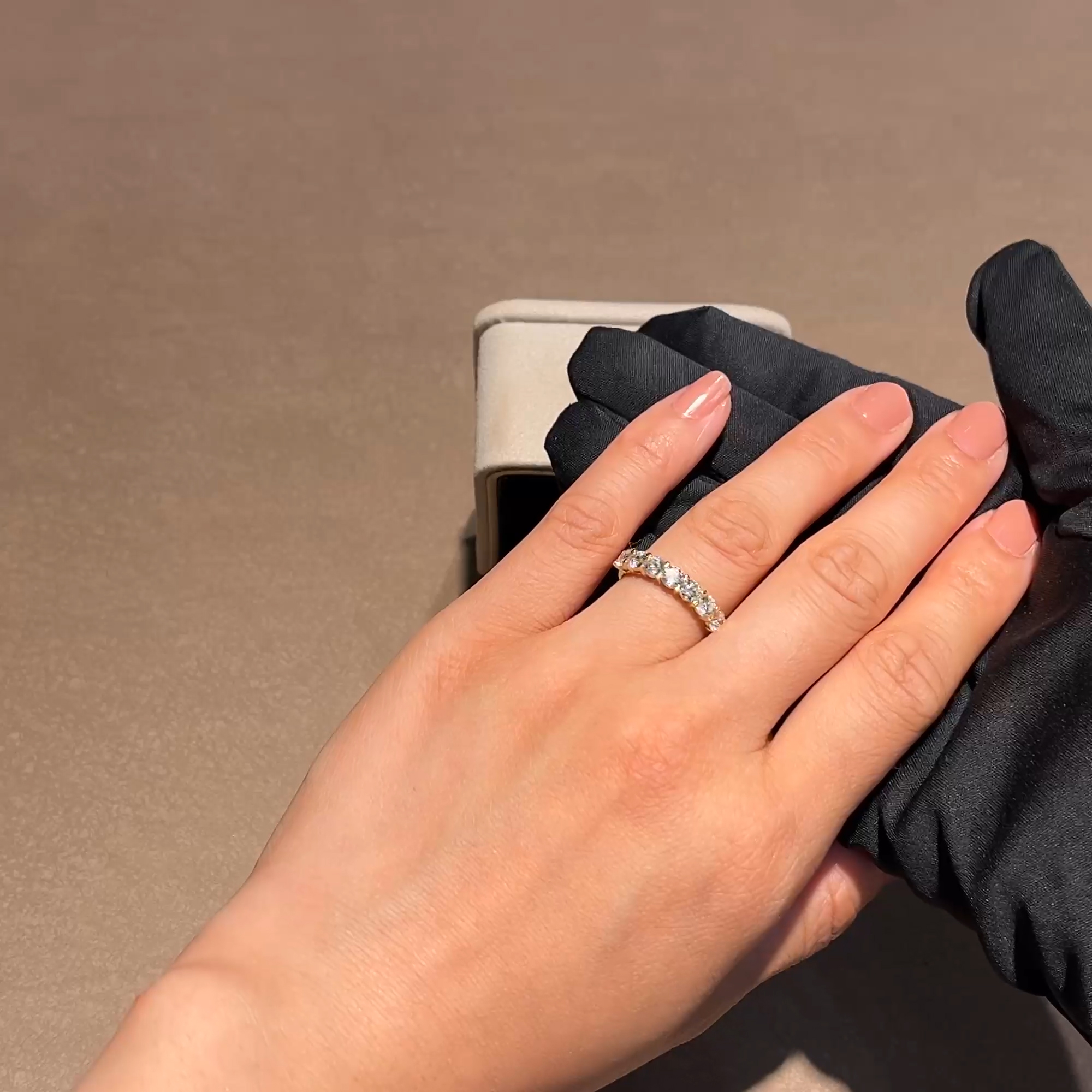 Seven Stone Diamond Ring  1.33ct in 18ct Yellow Gold