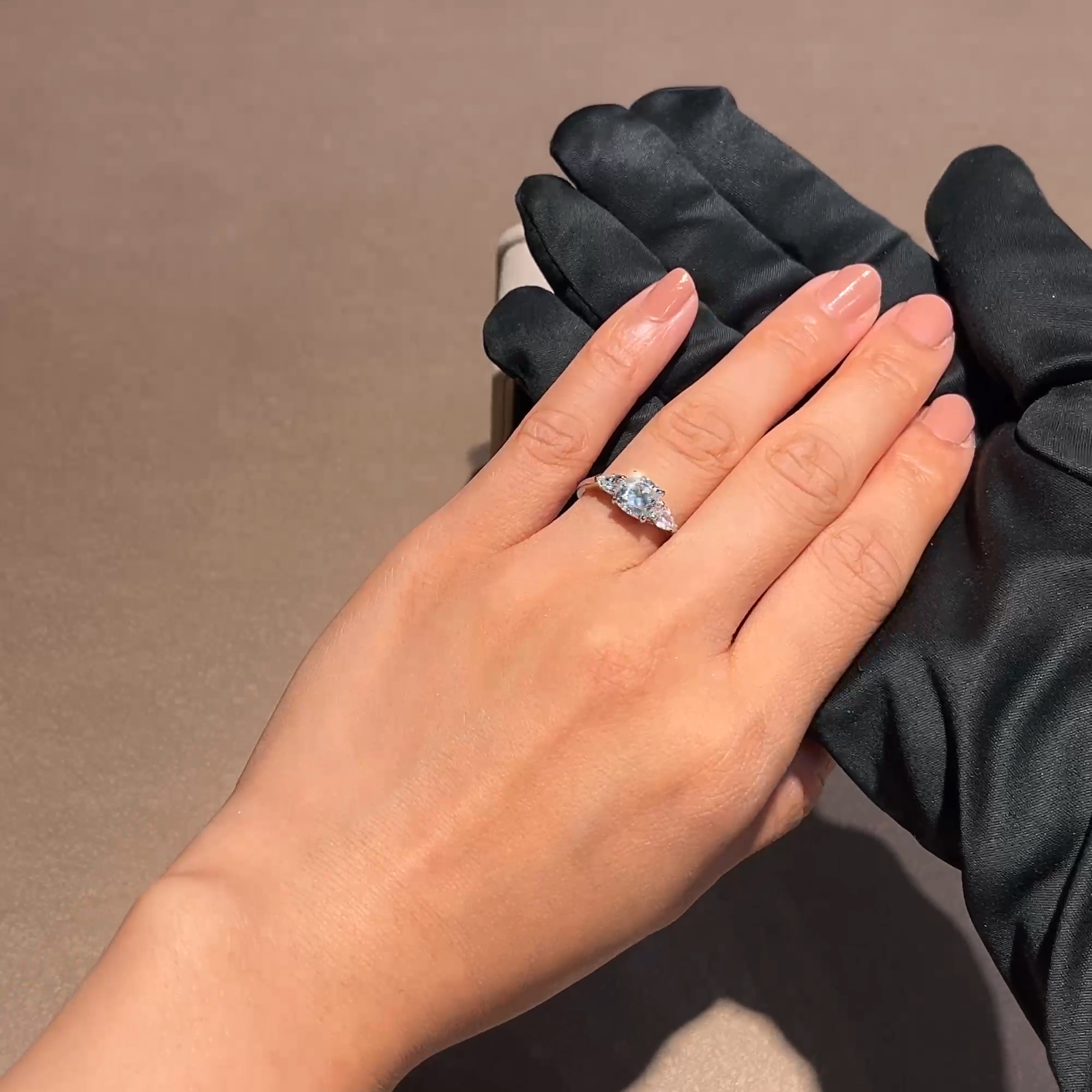 Cushion Cut 1.50ct Congolese Diamond Ring in Platinum