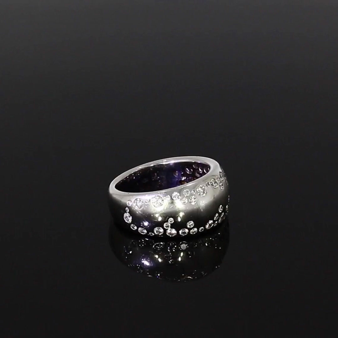 Diamond Dress Ring 1.04ct in White Gold