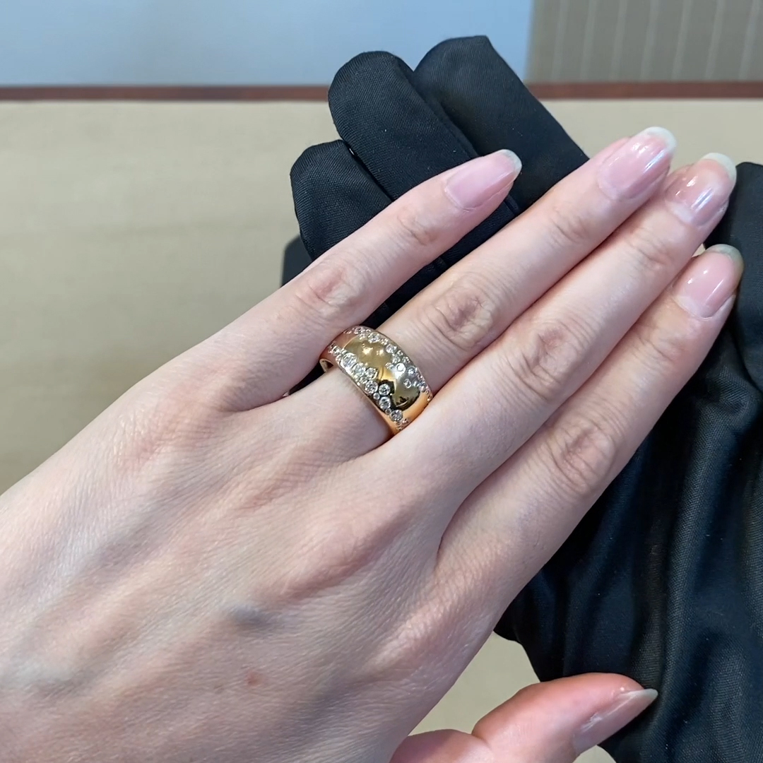 Diamond Dress Ring 1.05ct in Rose Gold