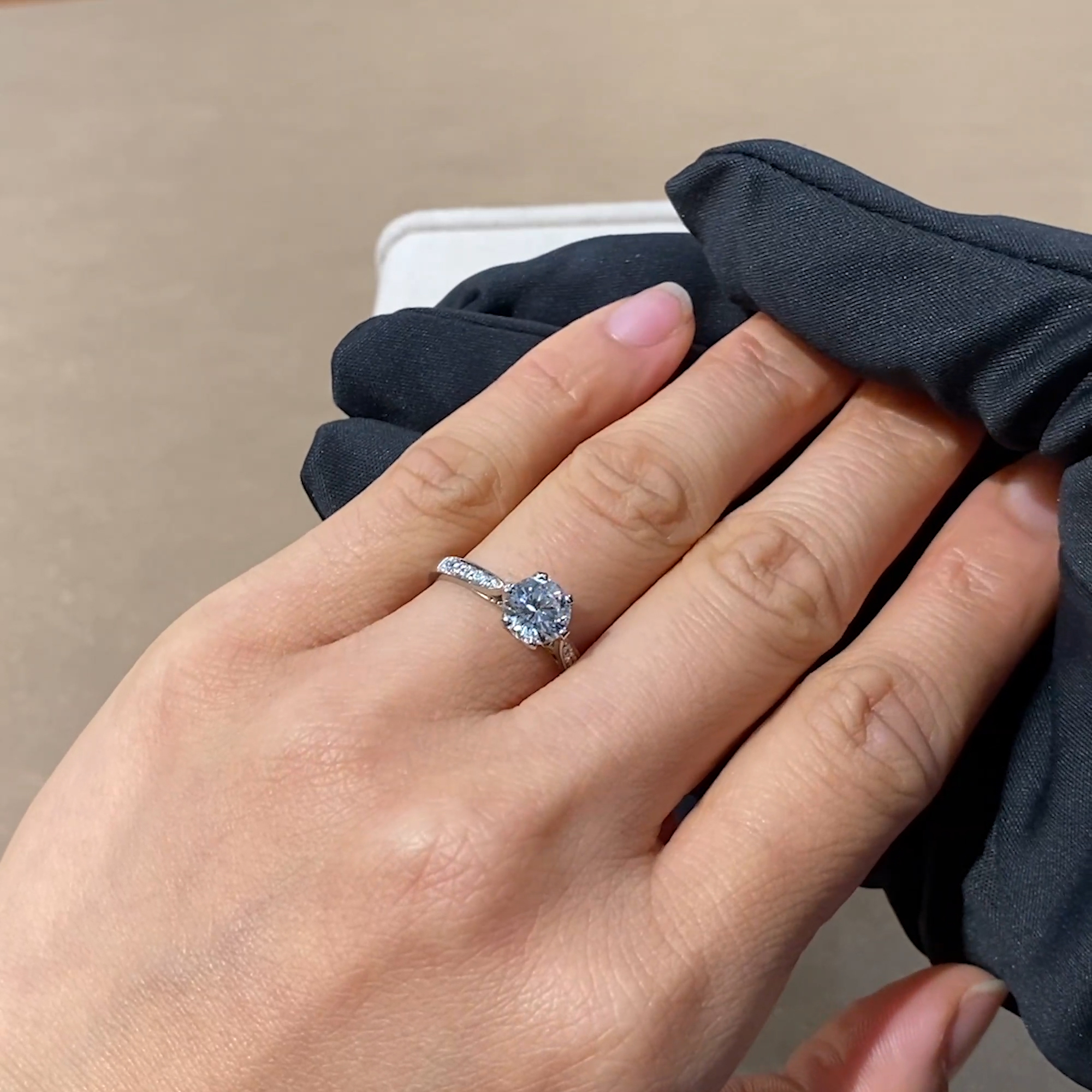  Inspired 1.19ct Diamond Solitaire Ring in Platinum