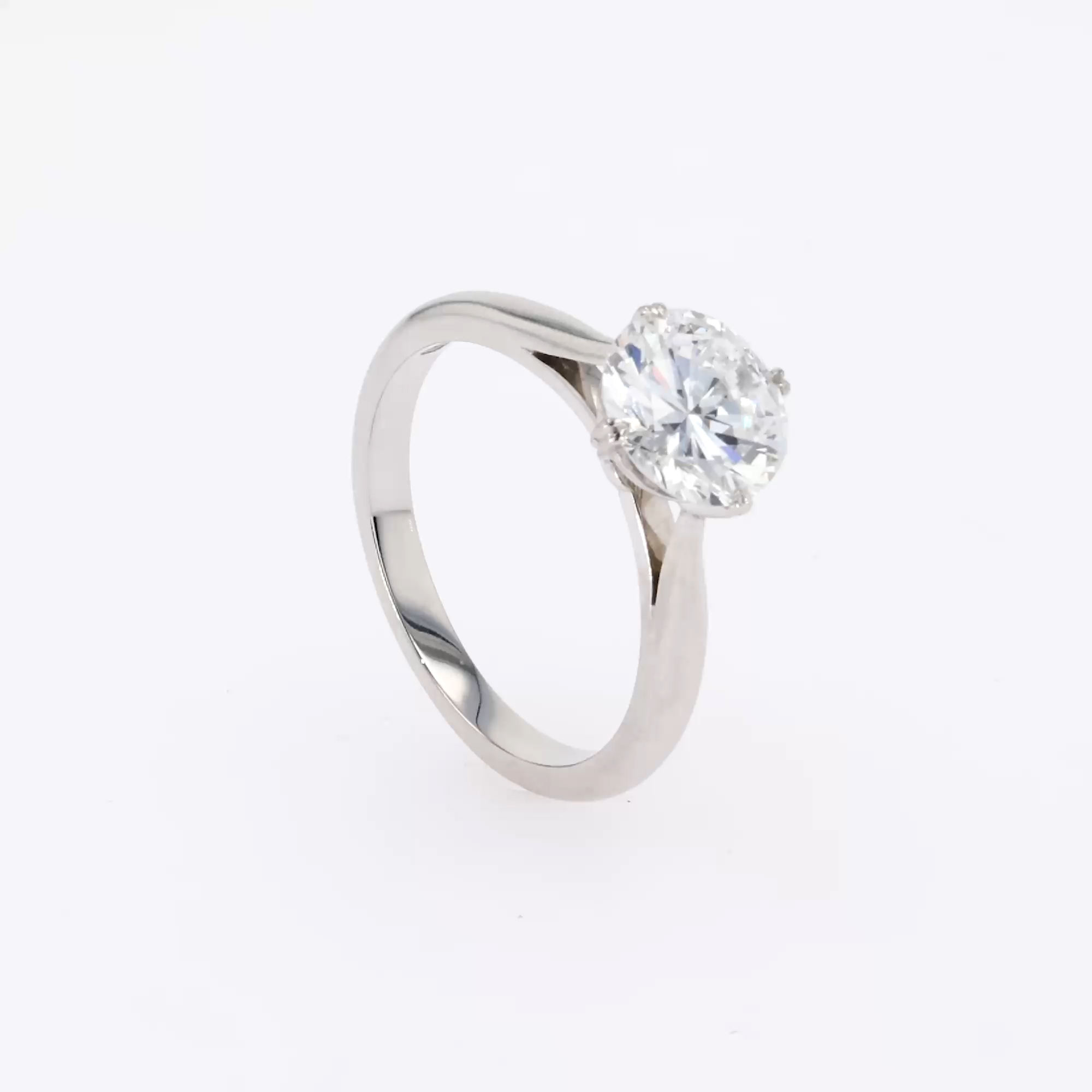 Windsor 1.82ct Brilliant Cut Diamond Ring in Platinum
