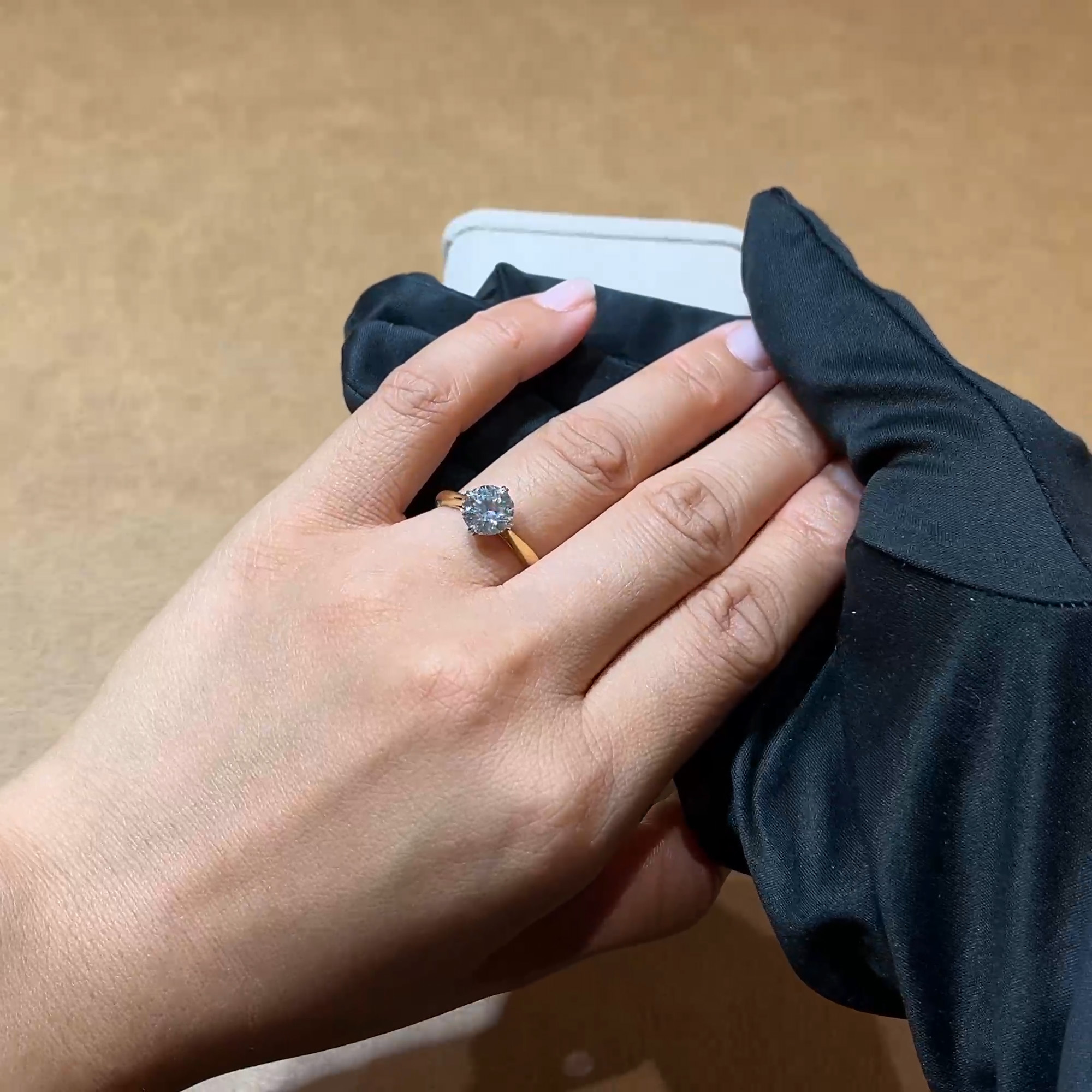 Windsor 1.71ct Diamond Solitaire Ring in 18ct Yellow Gold and Platinum