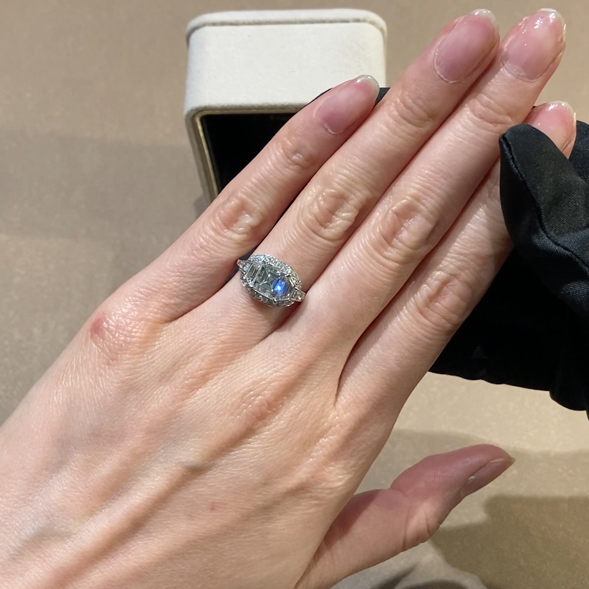 Tiffany & Co. Art Deco 1.26ct Diamond Ring in Platinum