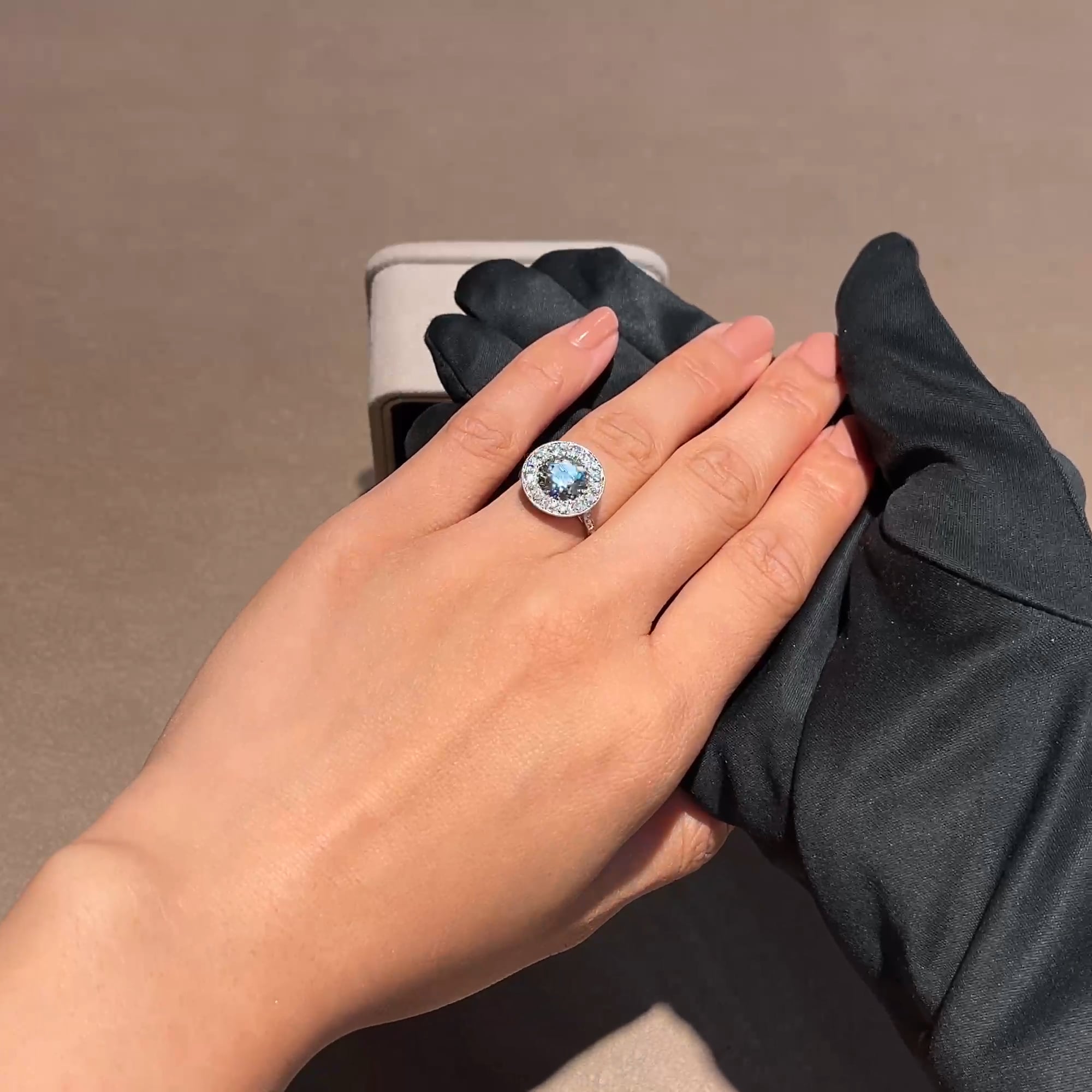 Art Deco Tiffany & Co. 2.67ct Diamond Cluster Ring in Platinum