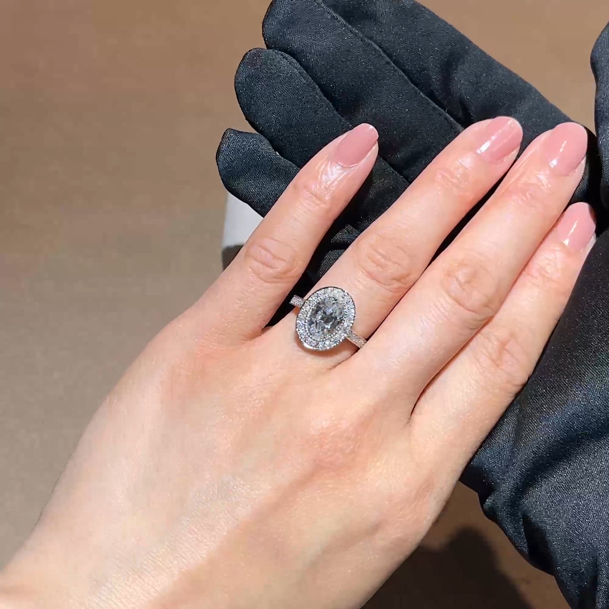 Parisienne Setting 2.32ct Diamond Cluster Ring in 18ct Yellow Gold and Platinum