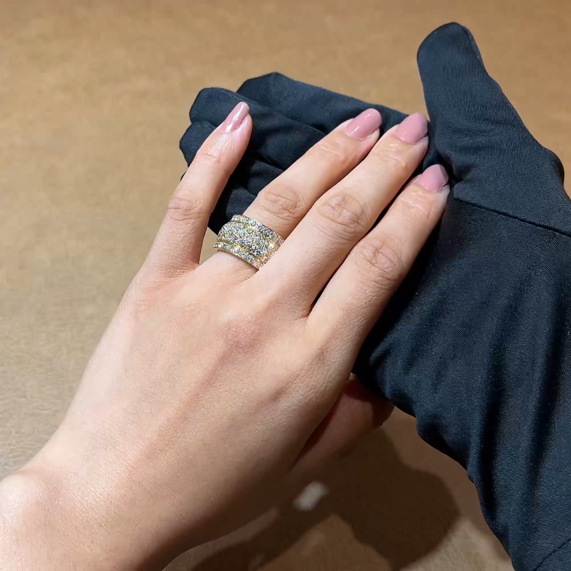 Cartier 1990s Nigeria Collection 5.00ct Diamond Ring in 18ct Yellow Gold