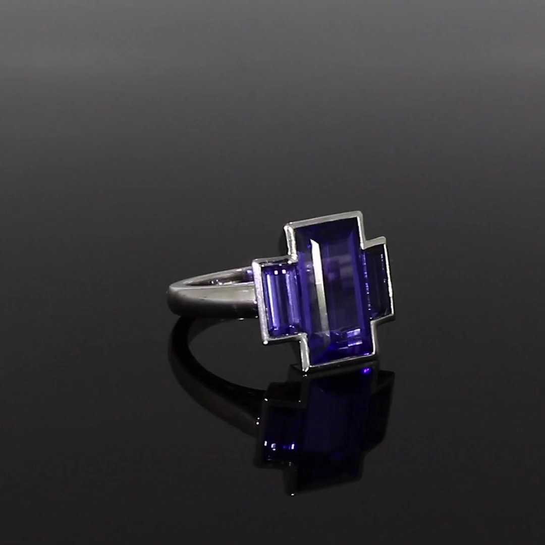 Kingdom Tanzanite Ring 7.65ct in Platinum
