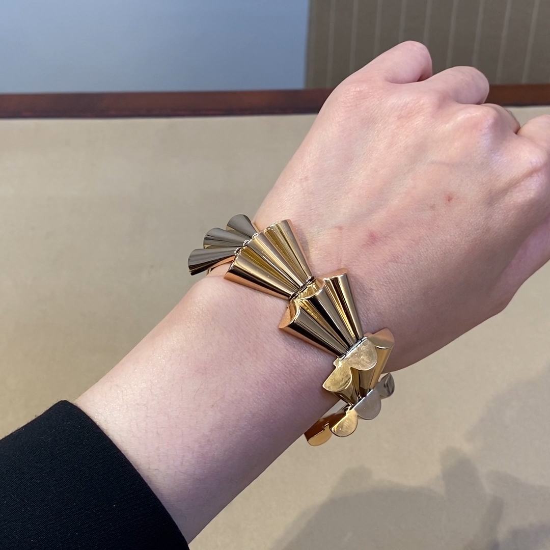 Retro French Bracelet in 18ct Rose Gold