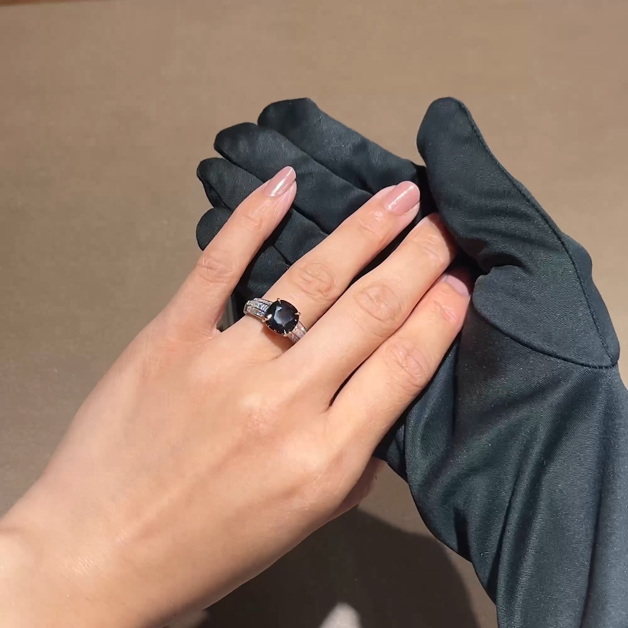 Masterpiece 4.24ct Cushion Cut Sri Lankan Alexandrite and Diamond Ring in Platinum and 18ct Yellow Gold