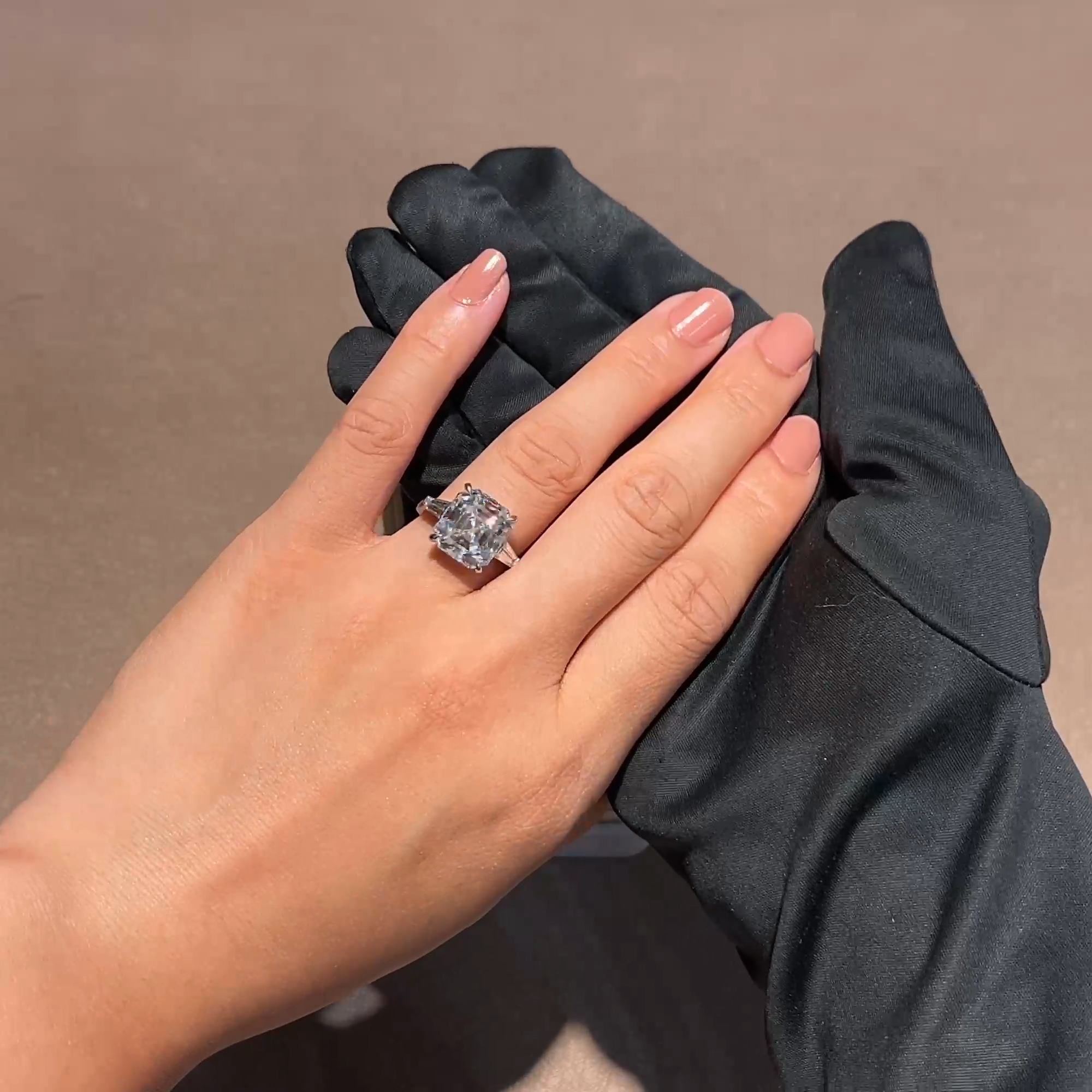 Masterpiece Regency Asscher Cut 8.03ct Diamond Ring in Platinum