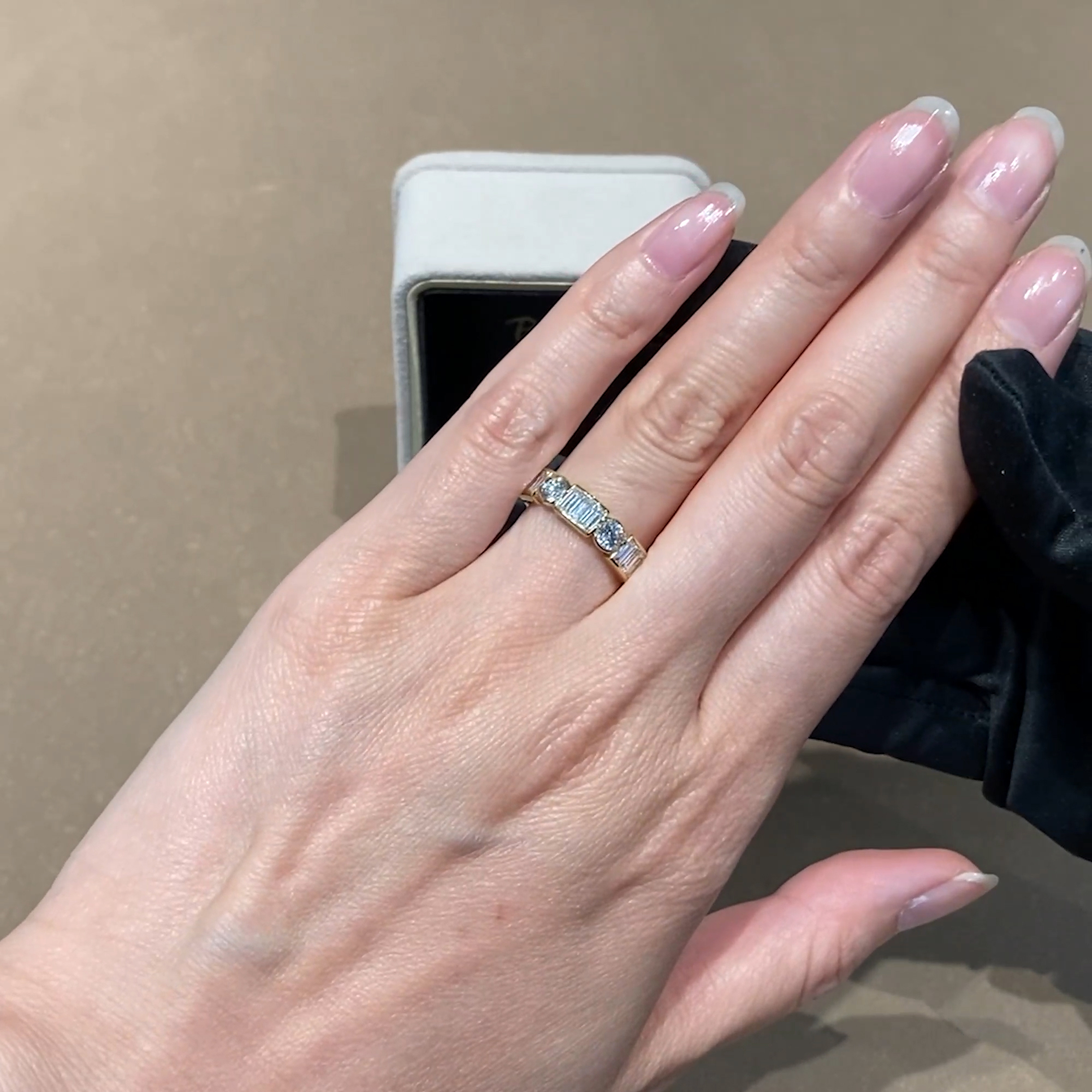 Antrobus Diamond Half Eternity Ring 1.45ct in 18ct Yellow Gold