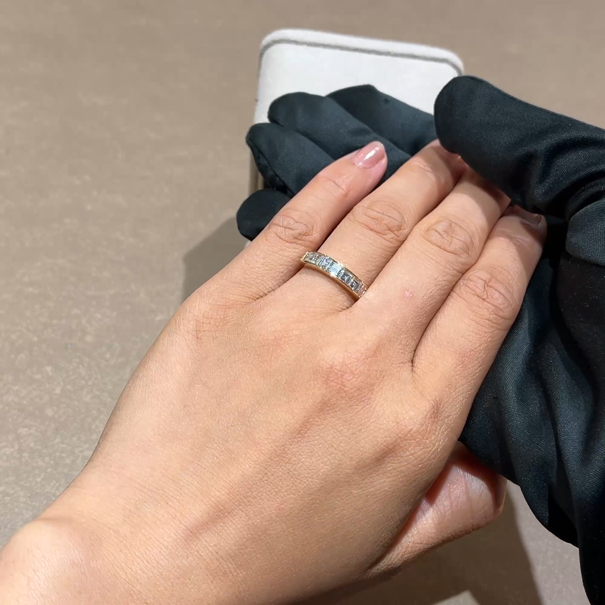 Antrobus 1.15ct Diamond Half Eternity Ring in 18ct Yellow Gold