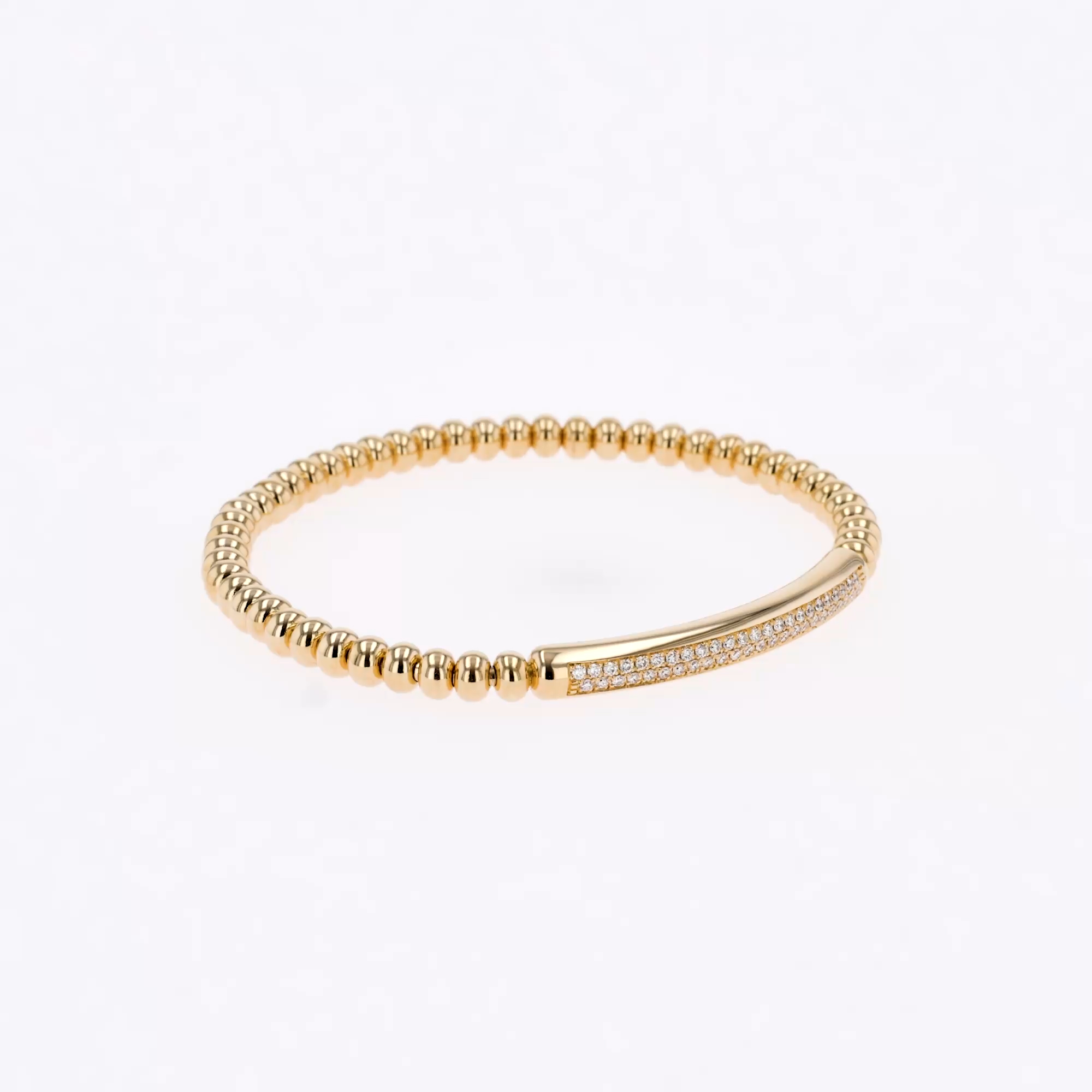 Bohemia 0.53ct Large Expandable Diamond Bracelet in 18ct Yellow Gold