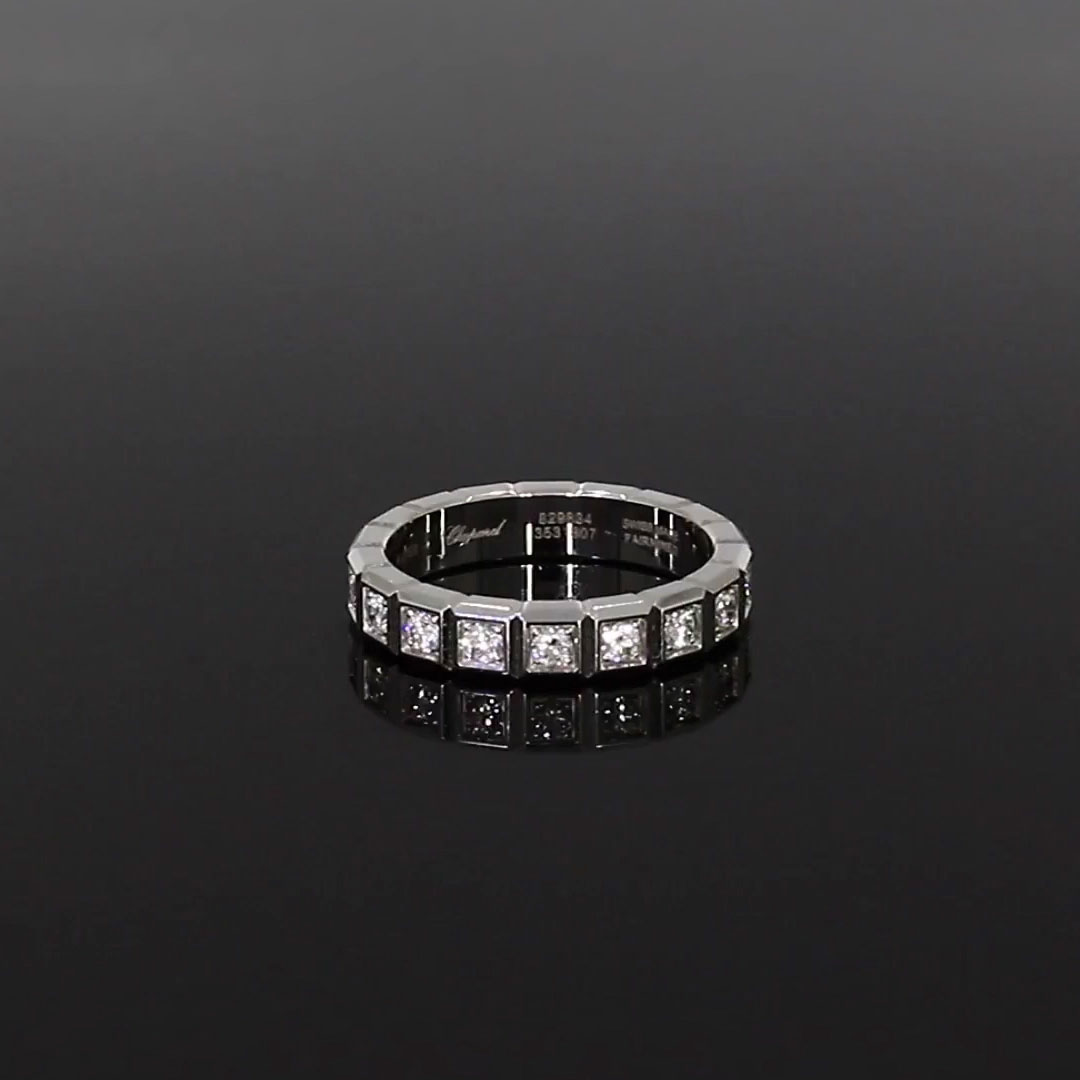 Chopard Ice Cube Diamond Ring 0.38ct in 18ct White Gold