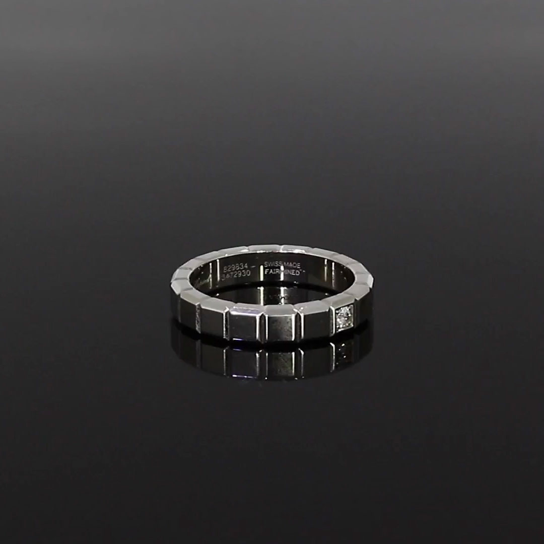 Chopard Ice Cube Diamond Ring 0.03ct in 18ct White Gold