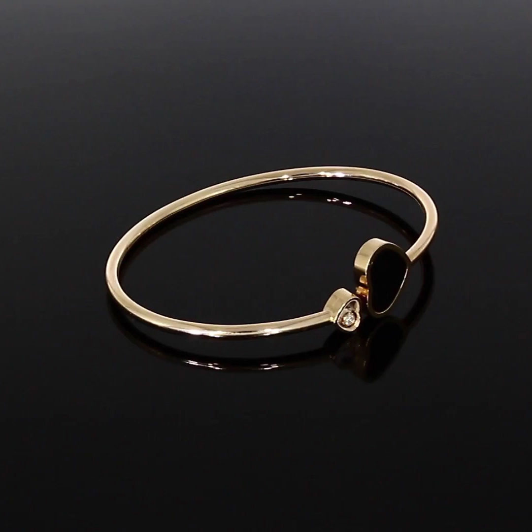Chopard Happy Hearts Bangle <br /> 0.05CT in Rose Gold