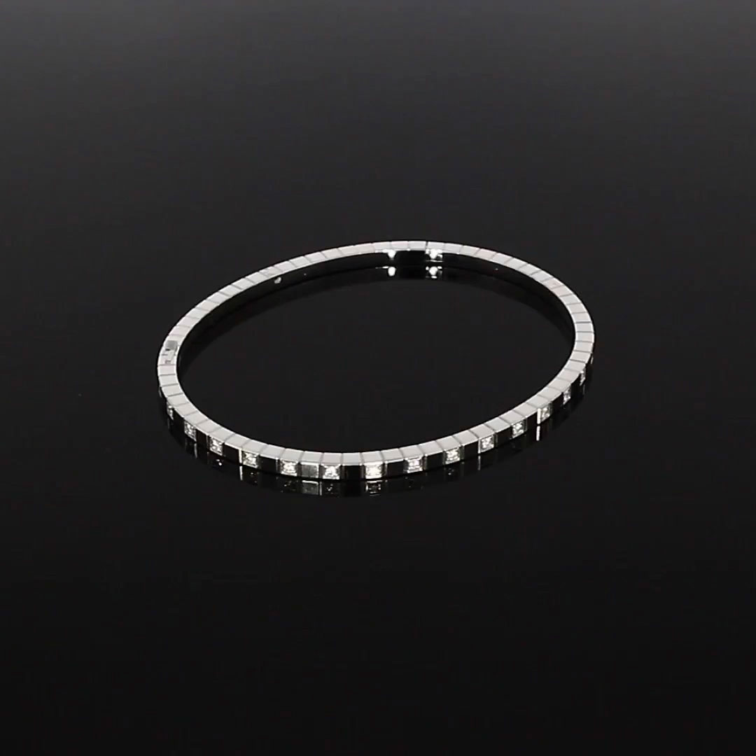 Chopard Ice Cube Diamond Bangle 0.33ct in 18ct White Gold