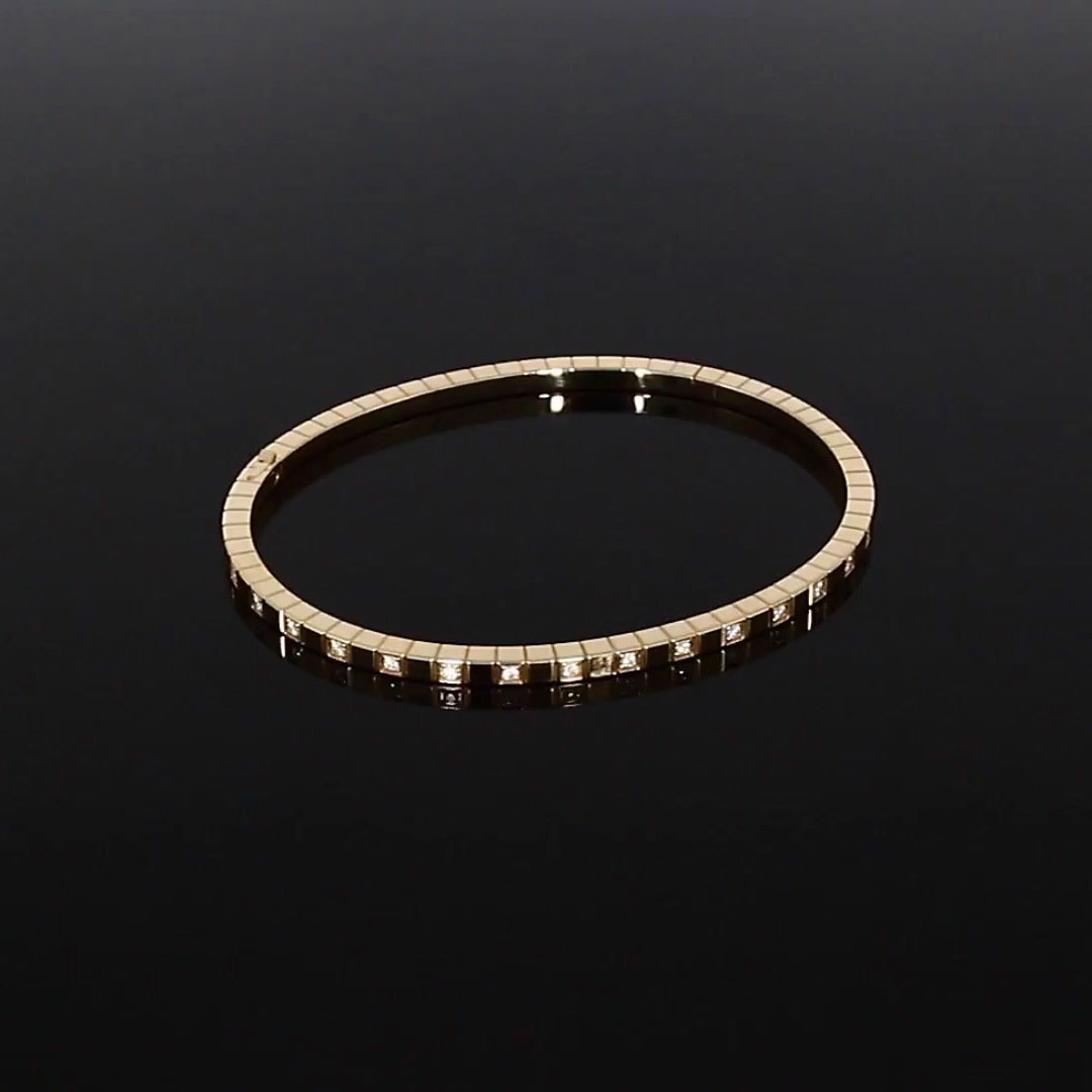 Chopard Ice Cube Diamond set Bangle 0.33ct in 18ct Rose Gold