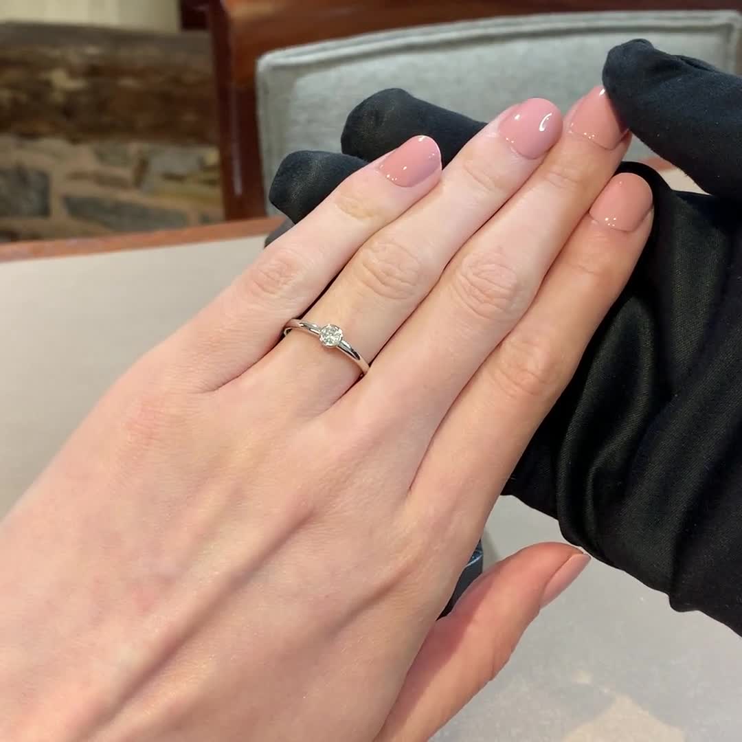 Sundance 0.15ct Diamond Solitaire Ring in 18ct White Gold