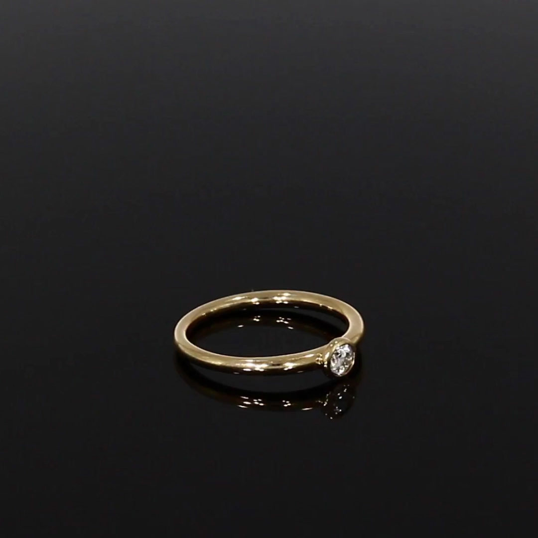 Sundance 0.15ct Diamond Solitaire Ring in 18ct Rose Gold