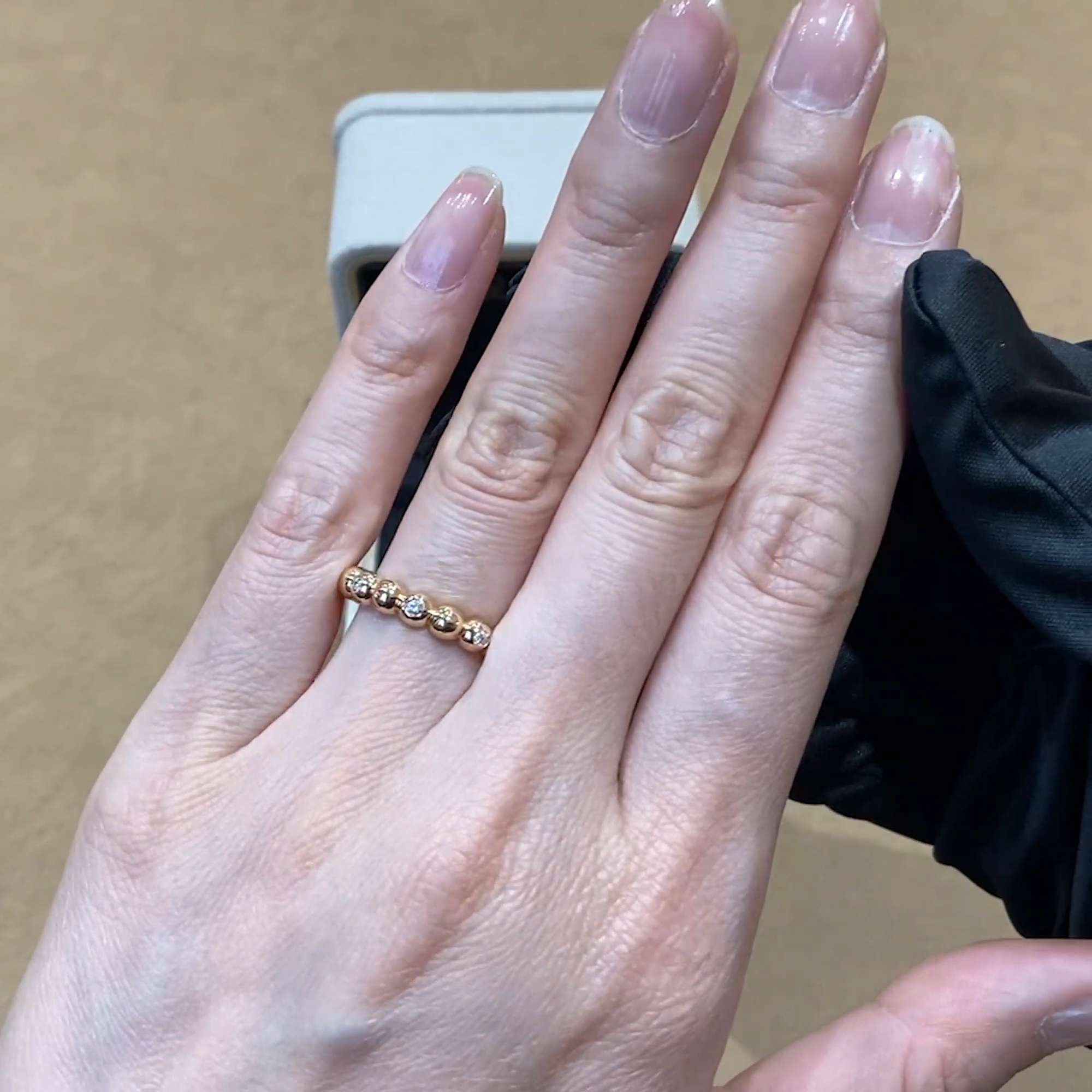 Bohemia 0.13ct Diamond Ring in 18ct Rose Gold