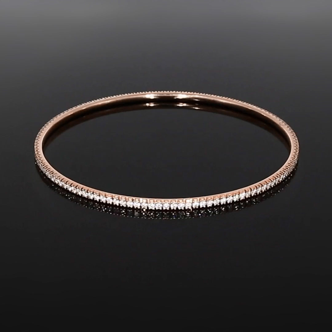 Diamond Eternity Bangle 2.07ct in 18ct Yellow Gold