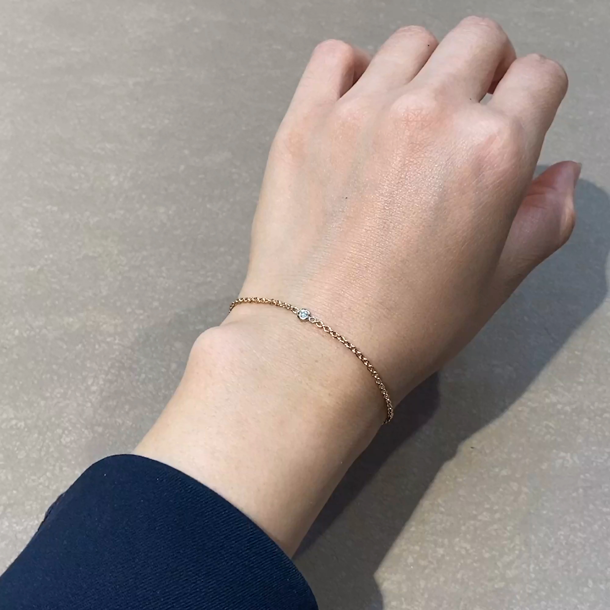 Sundance Diamond Bracelet 0.07ct in 18ct Rose Gold