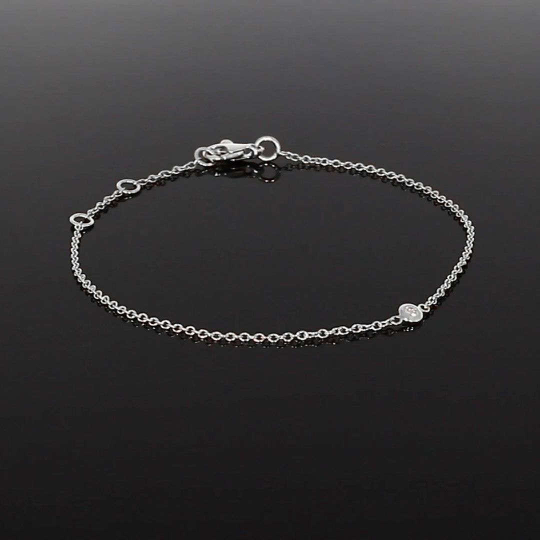 Sundance Diamond Bracelet 0.07ct in 18ct White Gold