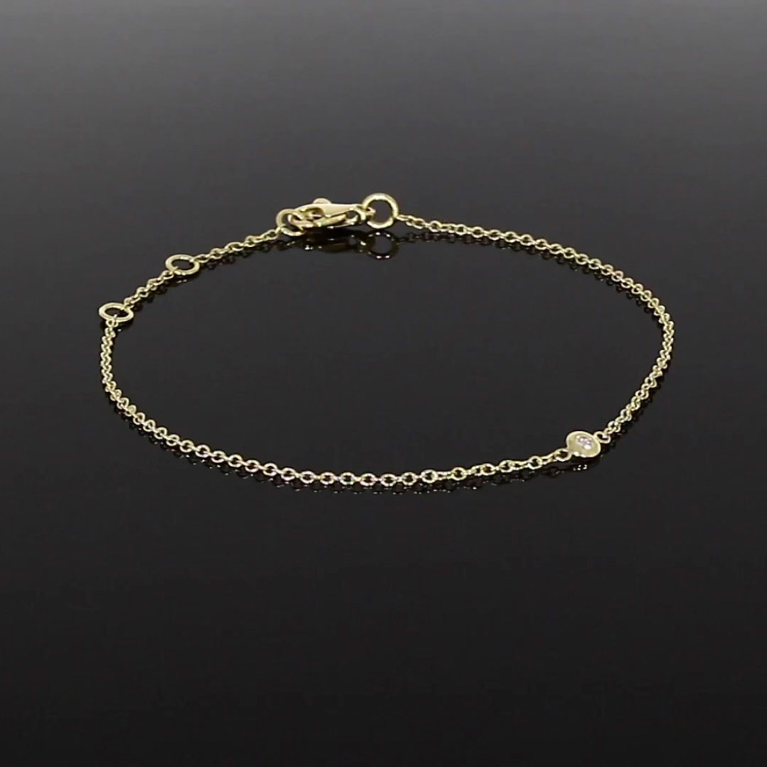 Sundance Diamond Bracelet 0.07ct in 18ct Yellow Gold