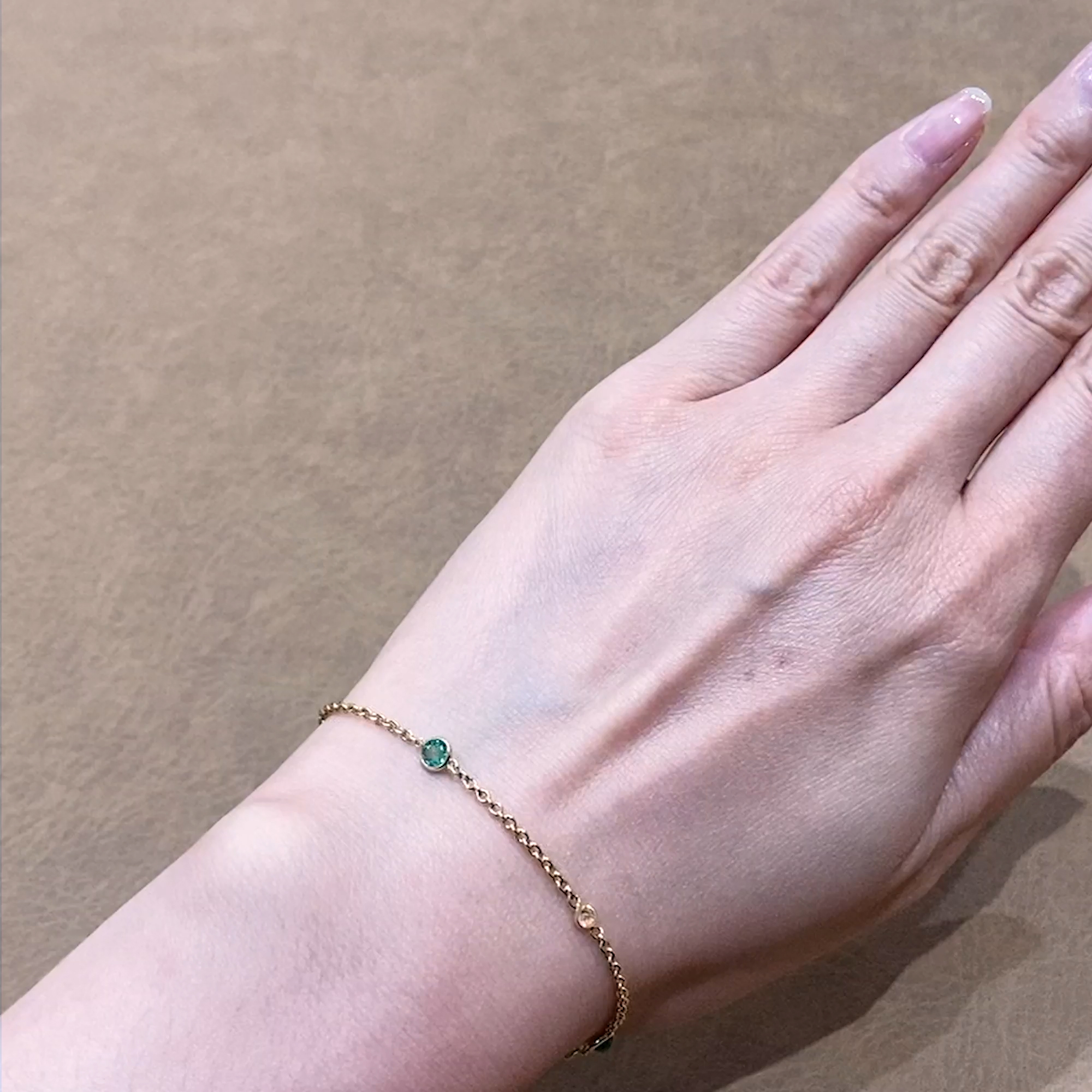 Sundance Emerald and Diamond Bracelet 0.44ct in 18ct Yellow Gold